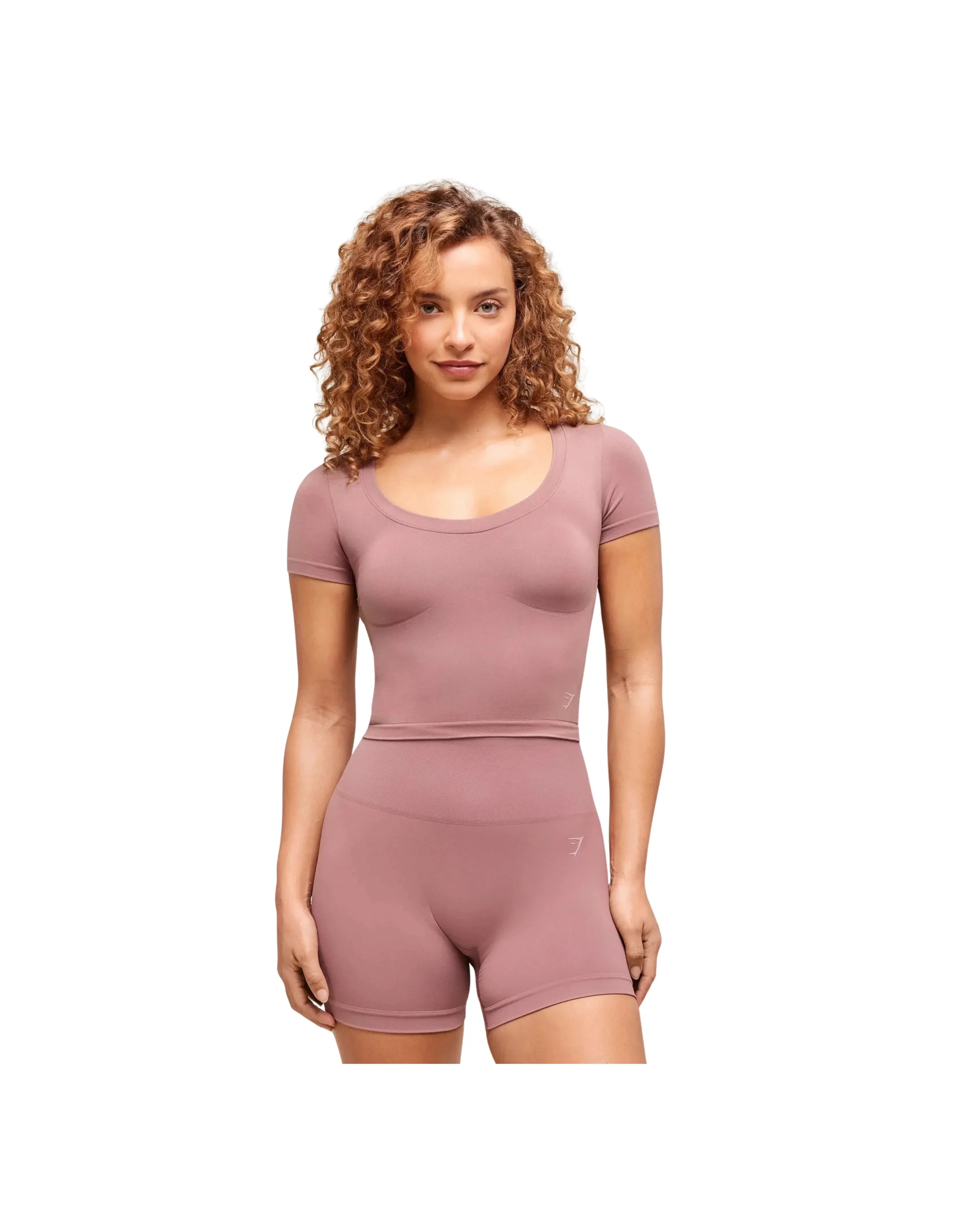 Gymshark Soft Sculpt Midi T-Shirt Calm Pink