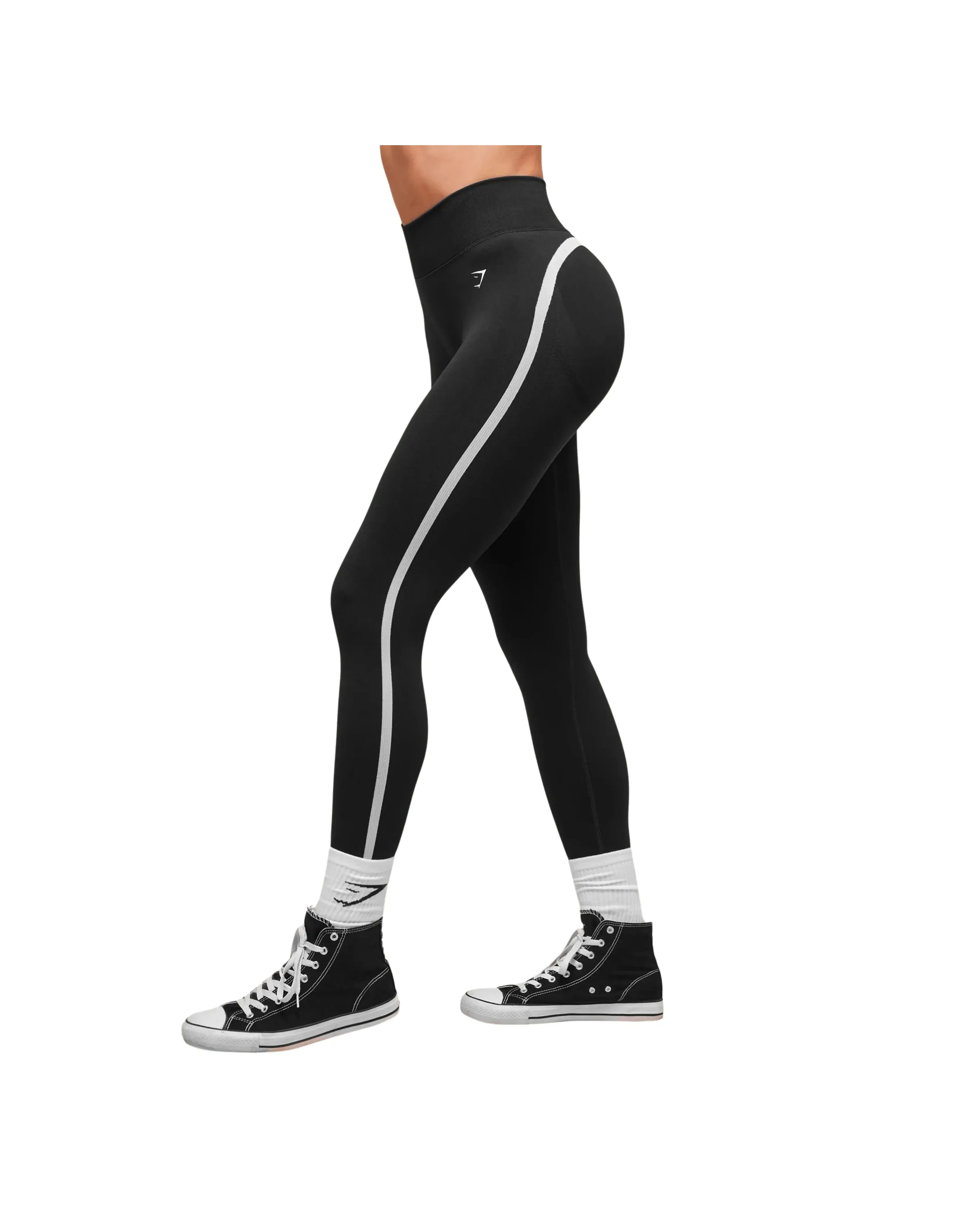 Gymshark Lift Varsity Seamless Leggings Black