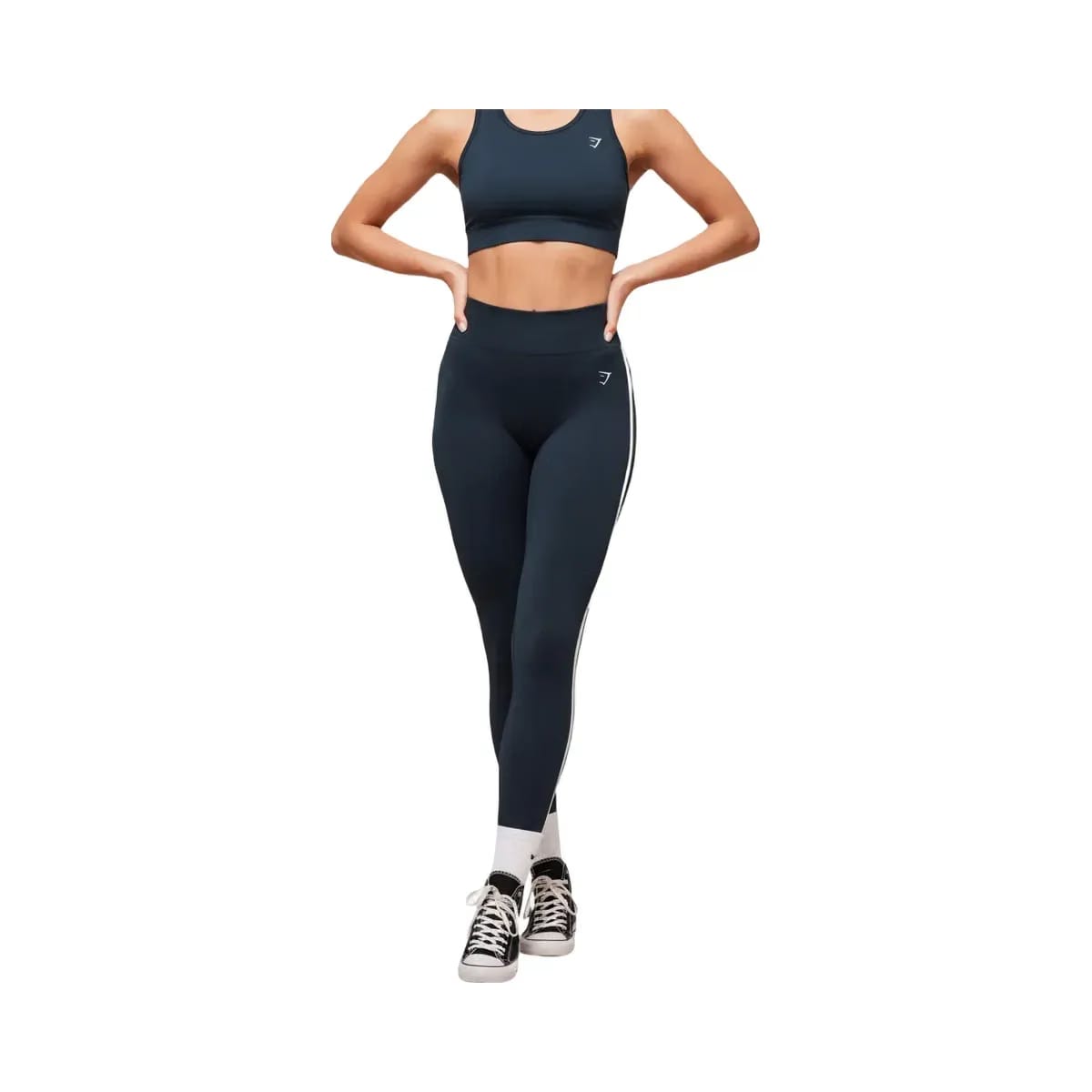 Gymshark Lift Varsity Seamless Leggings Heavy Blue