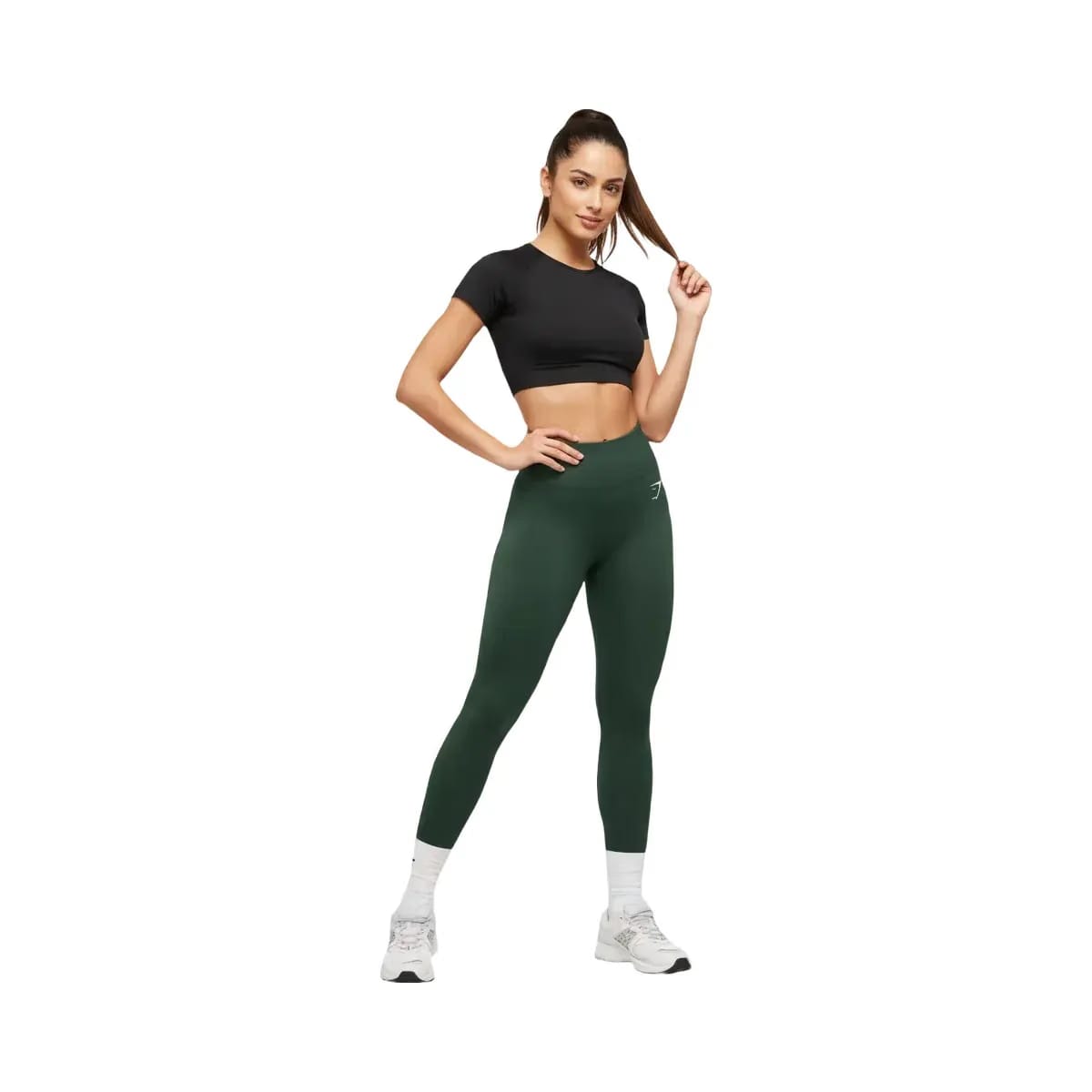 Gymshark Vital Leggings regular Woodland Green Marl