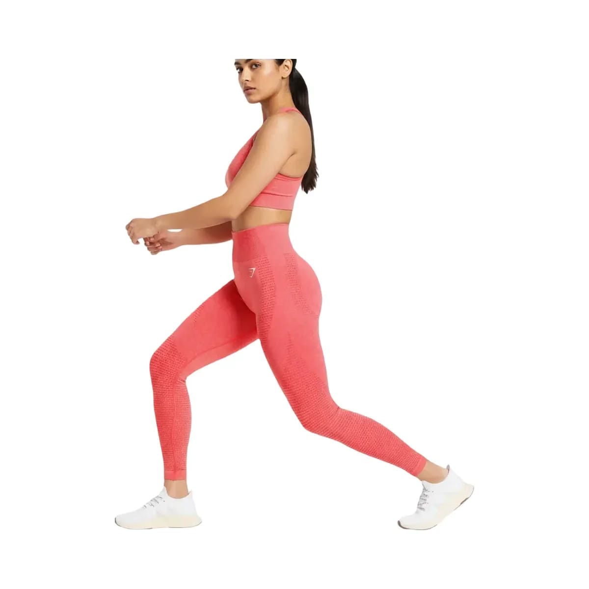 Gymshark Vital Leggings Coral Red Marl