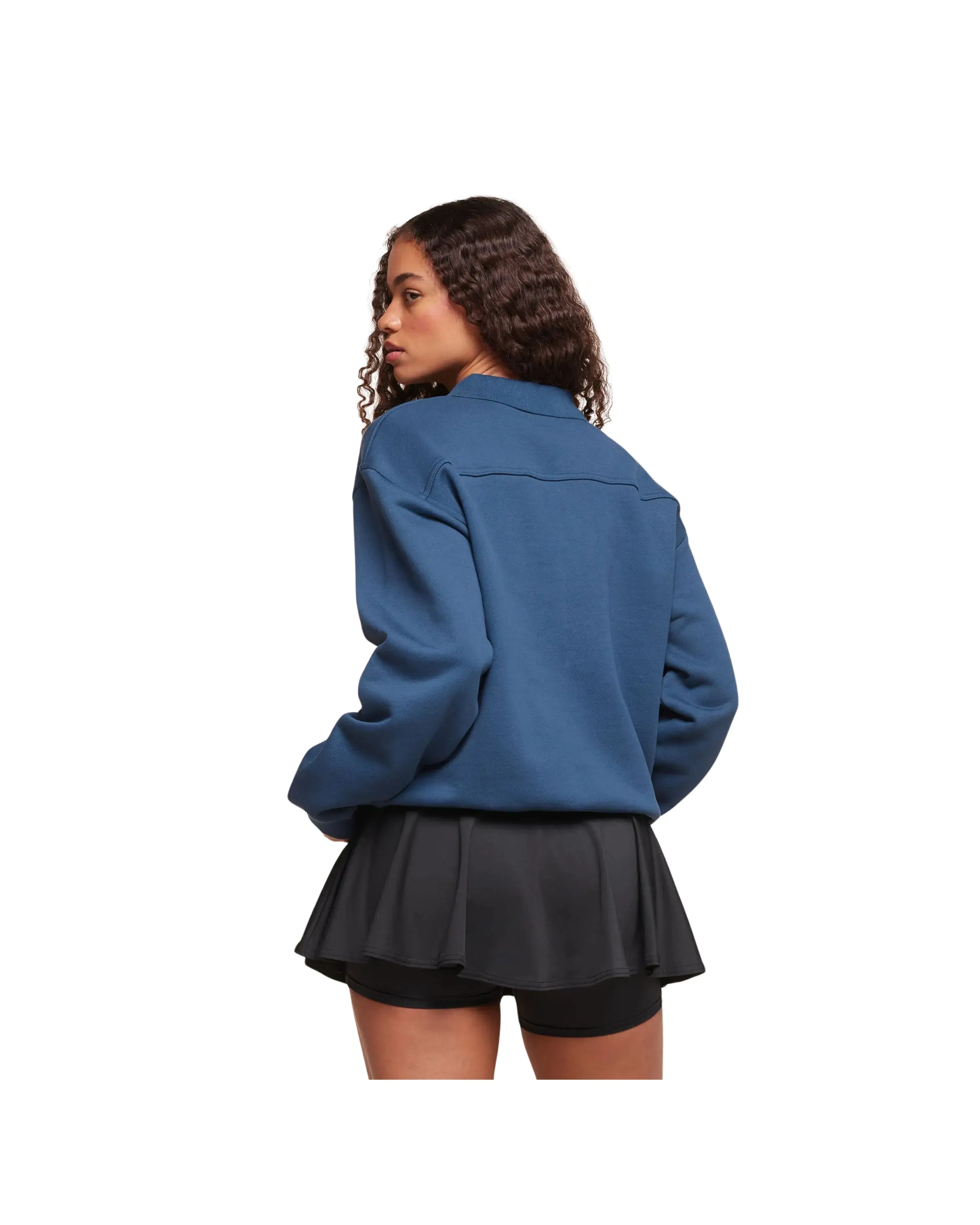 Gymshark Phys Ed Graphic 1/4 Zip Soft Blue