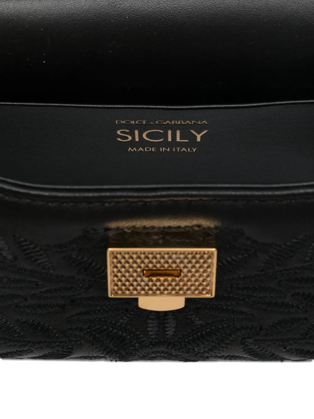 small Sicily floral-embroidered tote bag