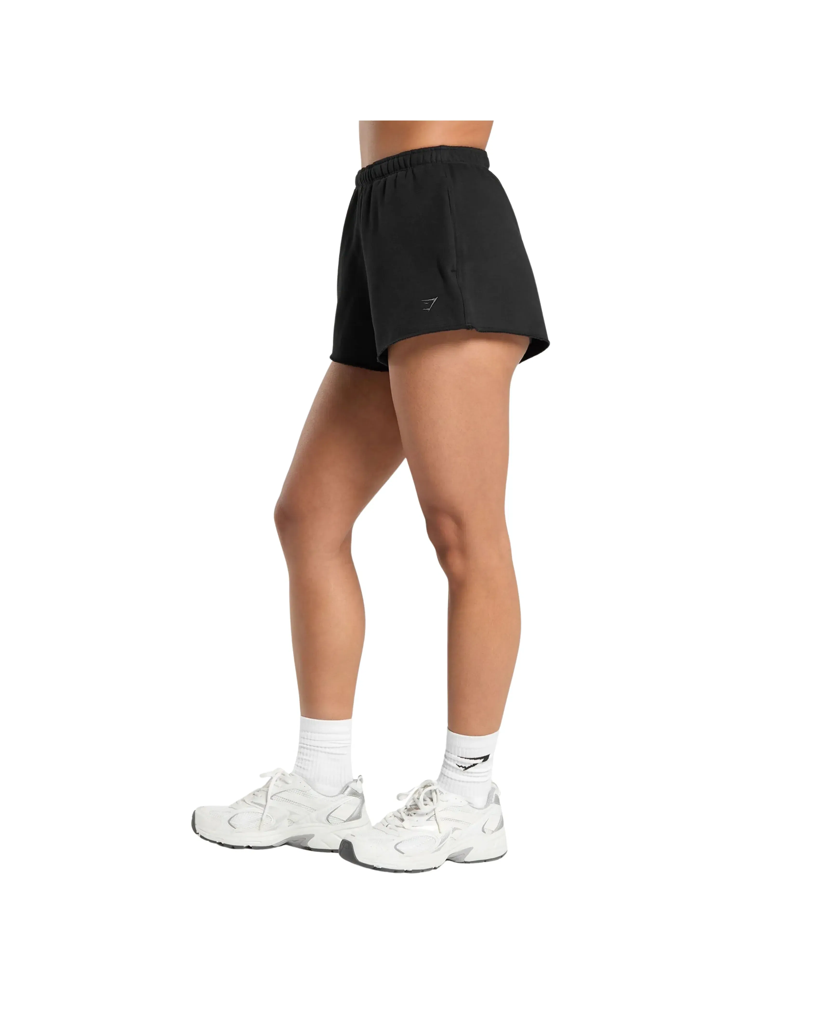 Gymshark Fleece Shorts oversized fit Black