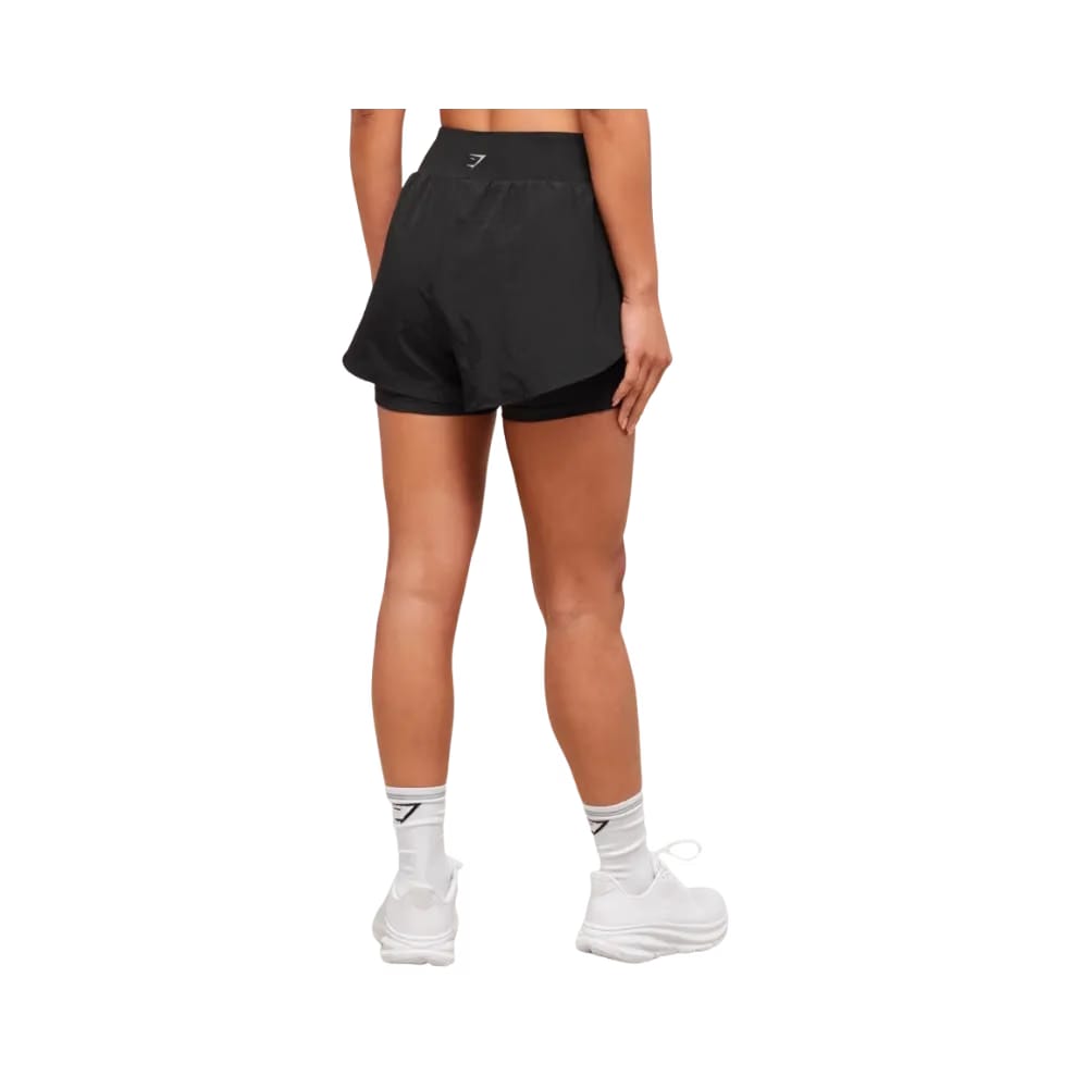 Gymshark Running 2-in-1 Shorts Black