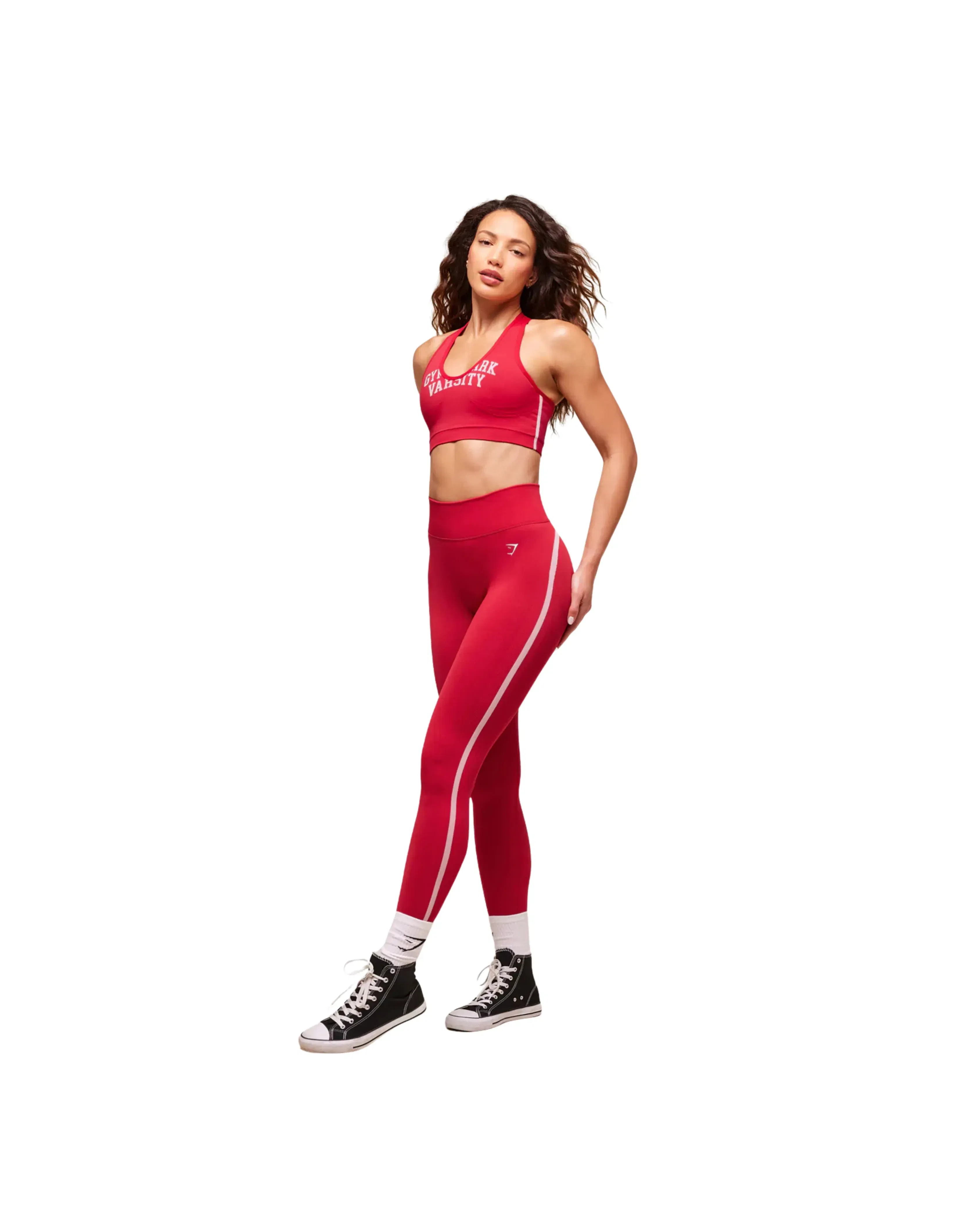 Gyshark Lift Varsity Seamless Tank Carmine Red