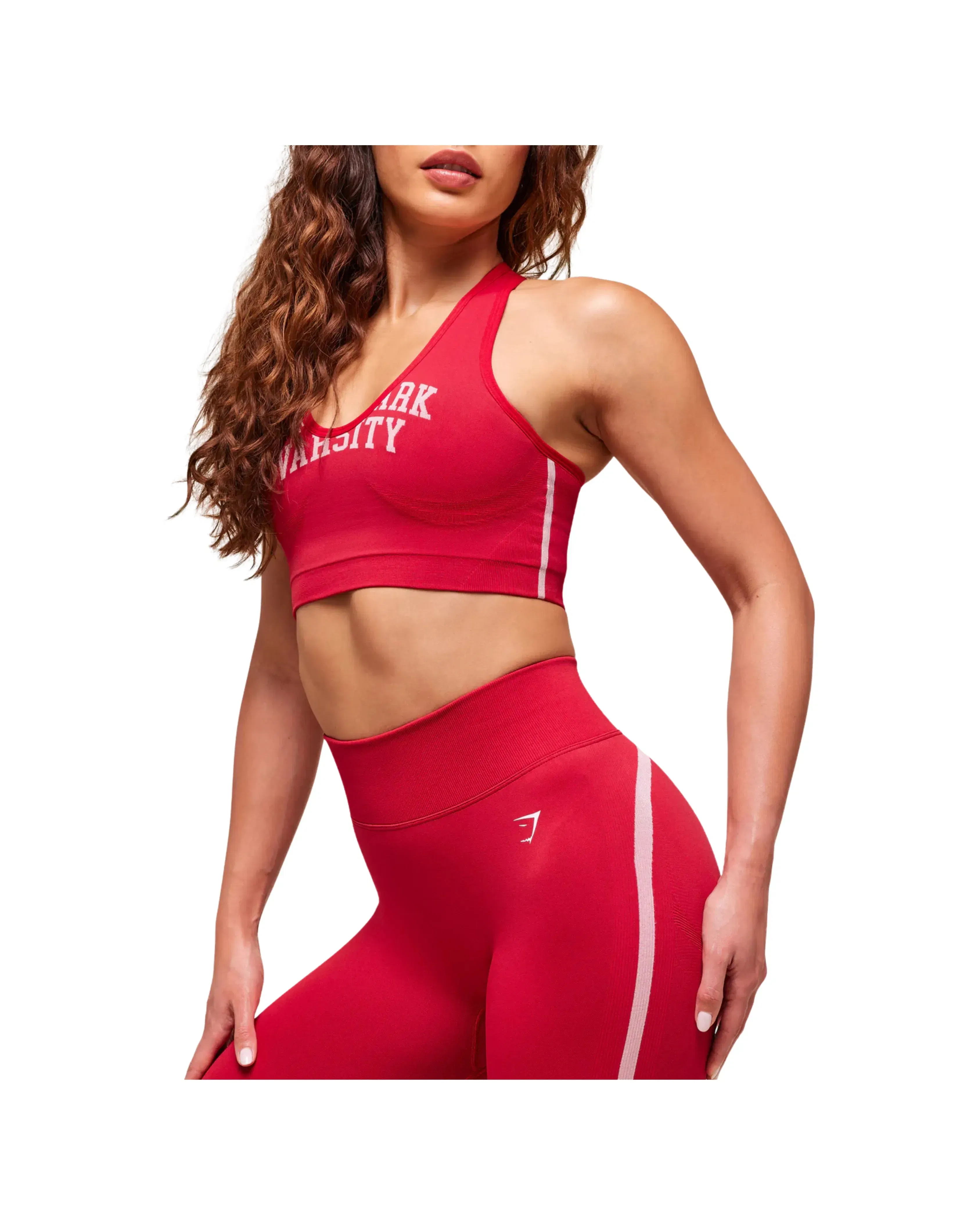 Gyshark Lift Varsity Seamless Tank Carmine Red