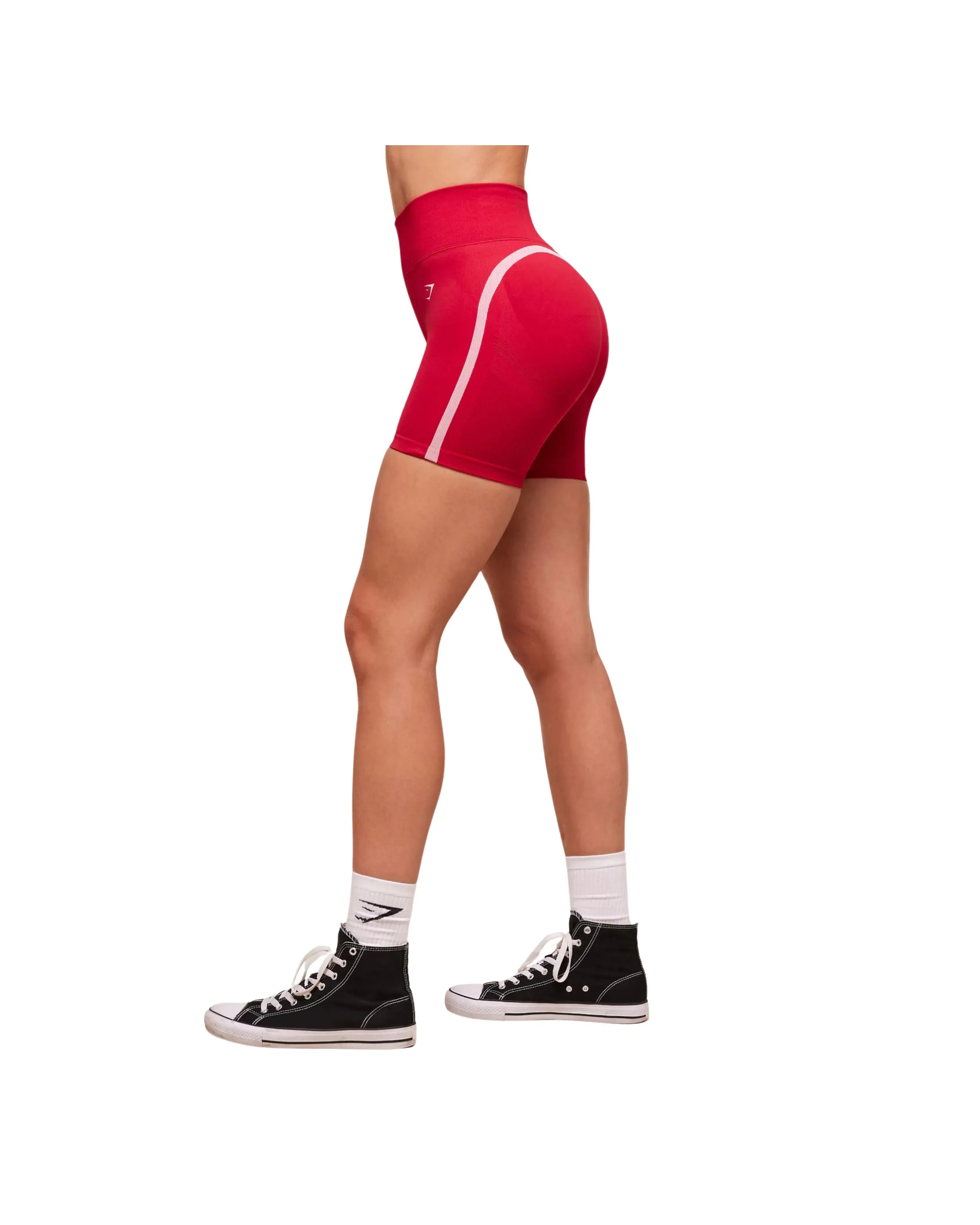 Gymshark Lift Varsity Seamless Short Carmine Red