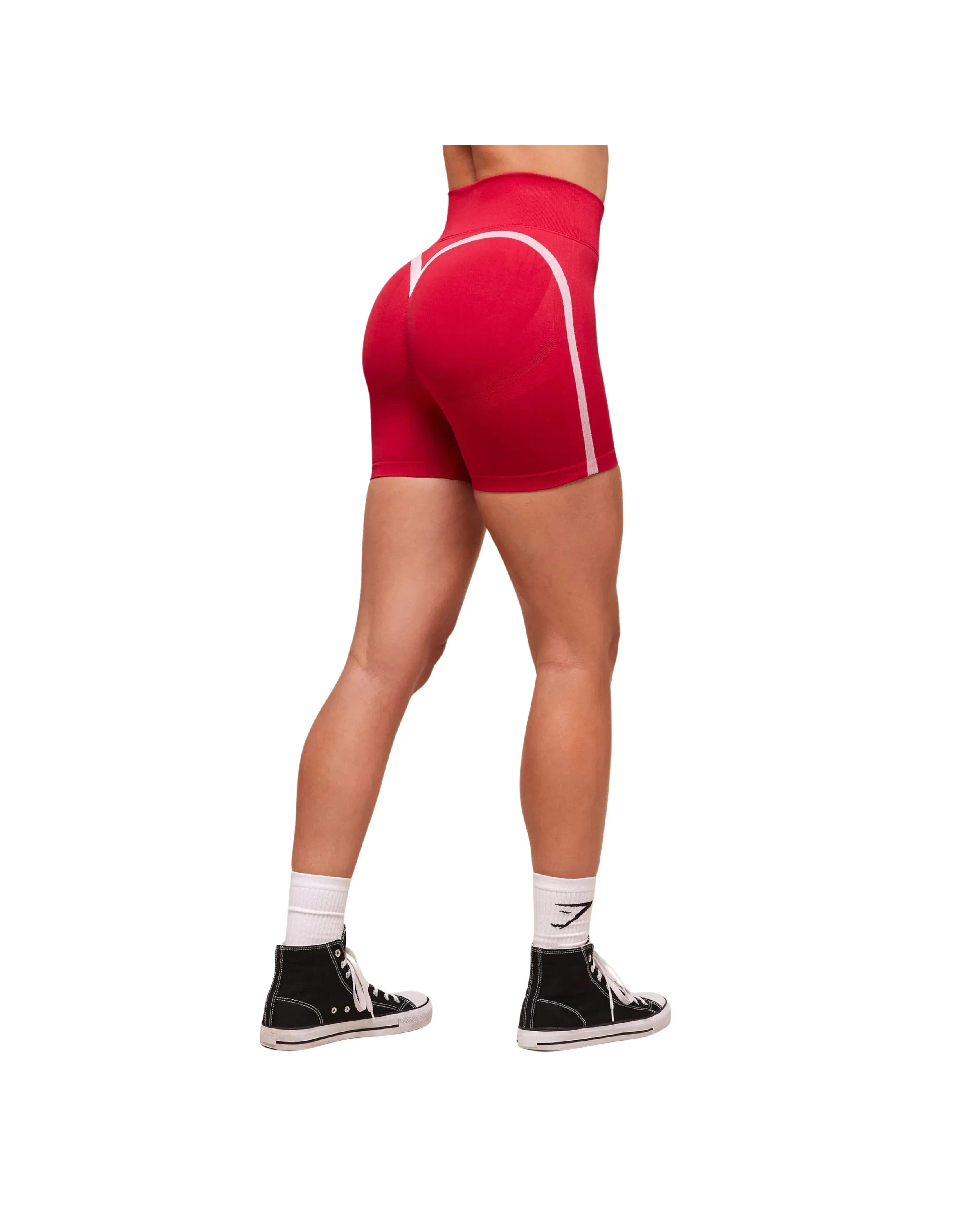 Gymshark Lift Varsity Seamless Short Carmine Red