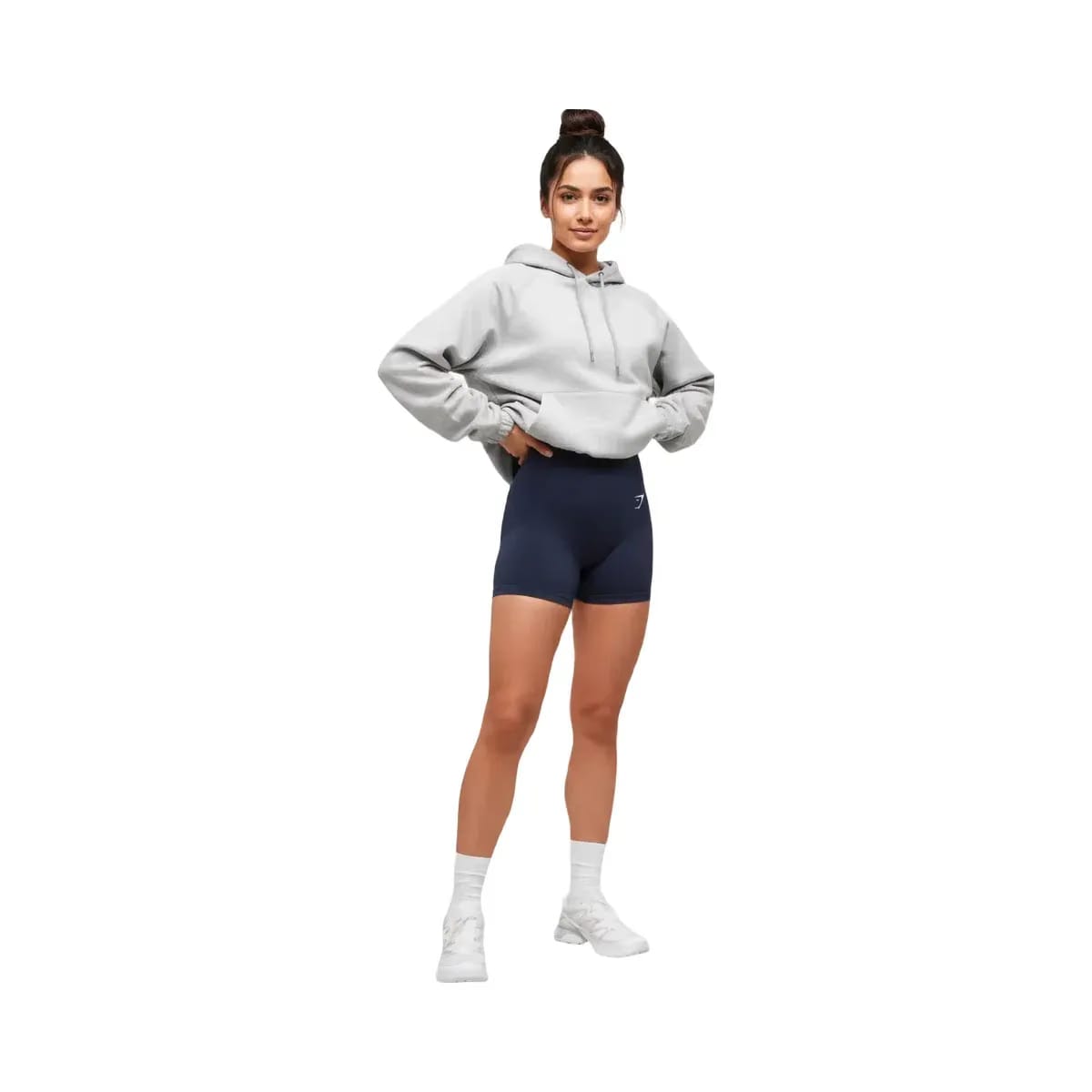 Gymshark Vital Shorts compression fit Heavy Blue Marl