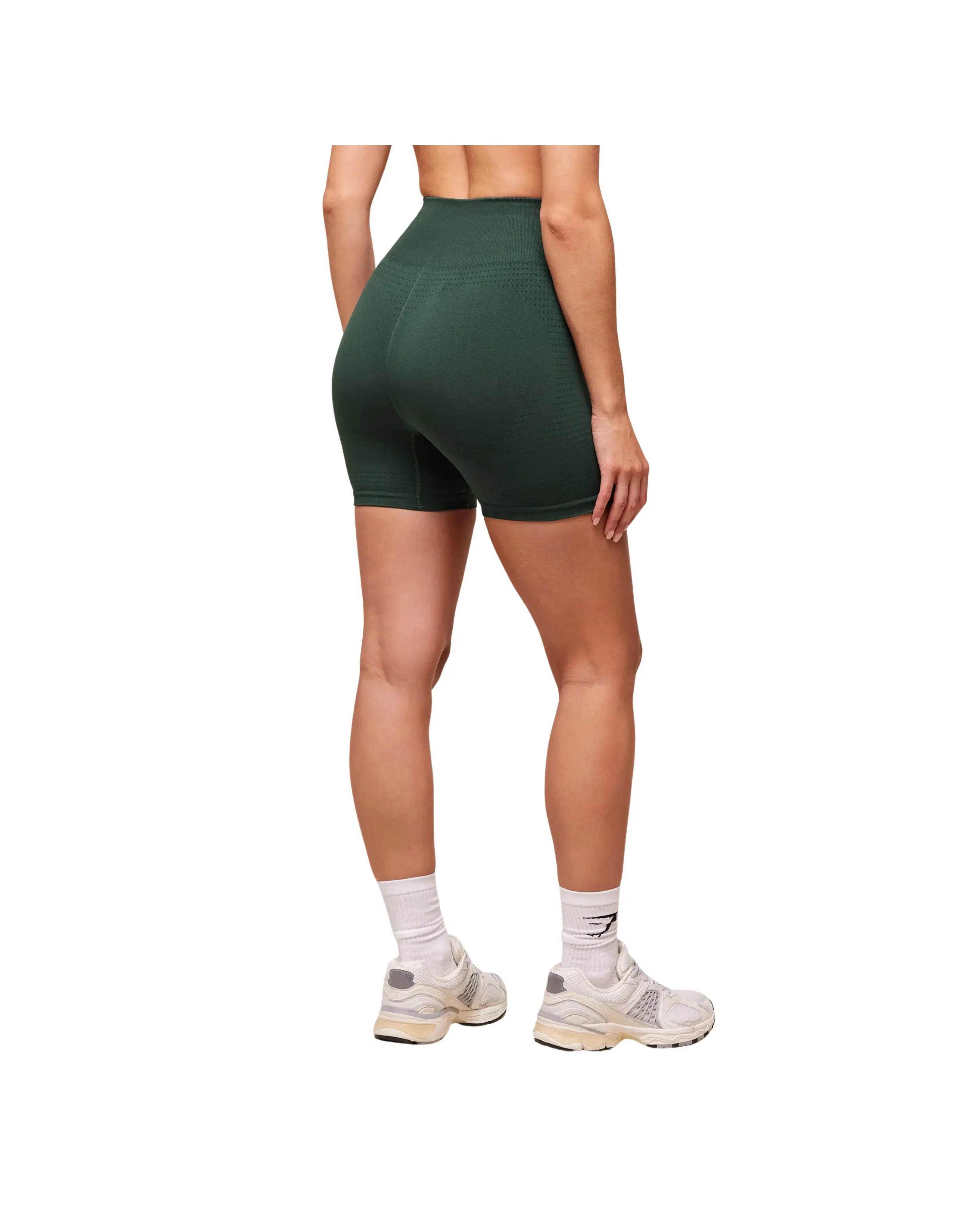 Gymshark Vital Shorts compression fit Woodland Green Marl