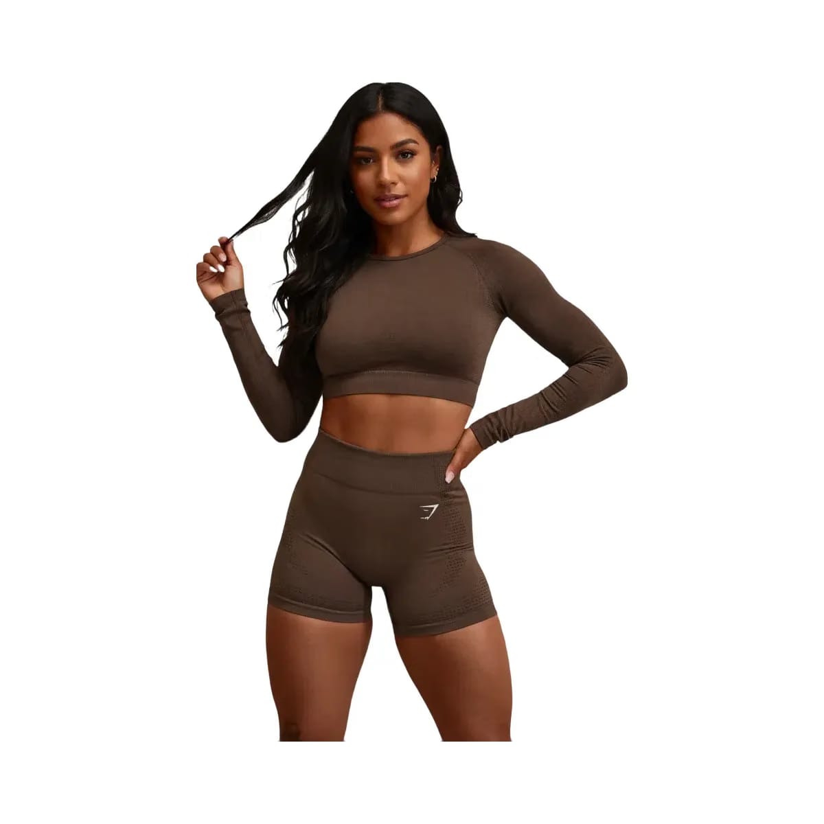 Gymshark Vital Shorts Espresso Marl