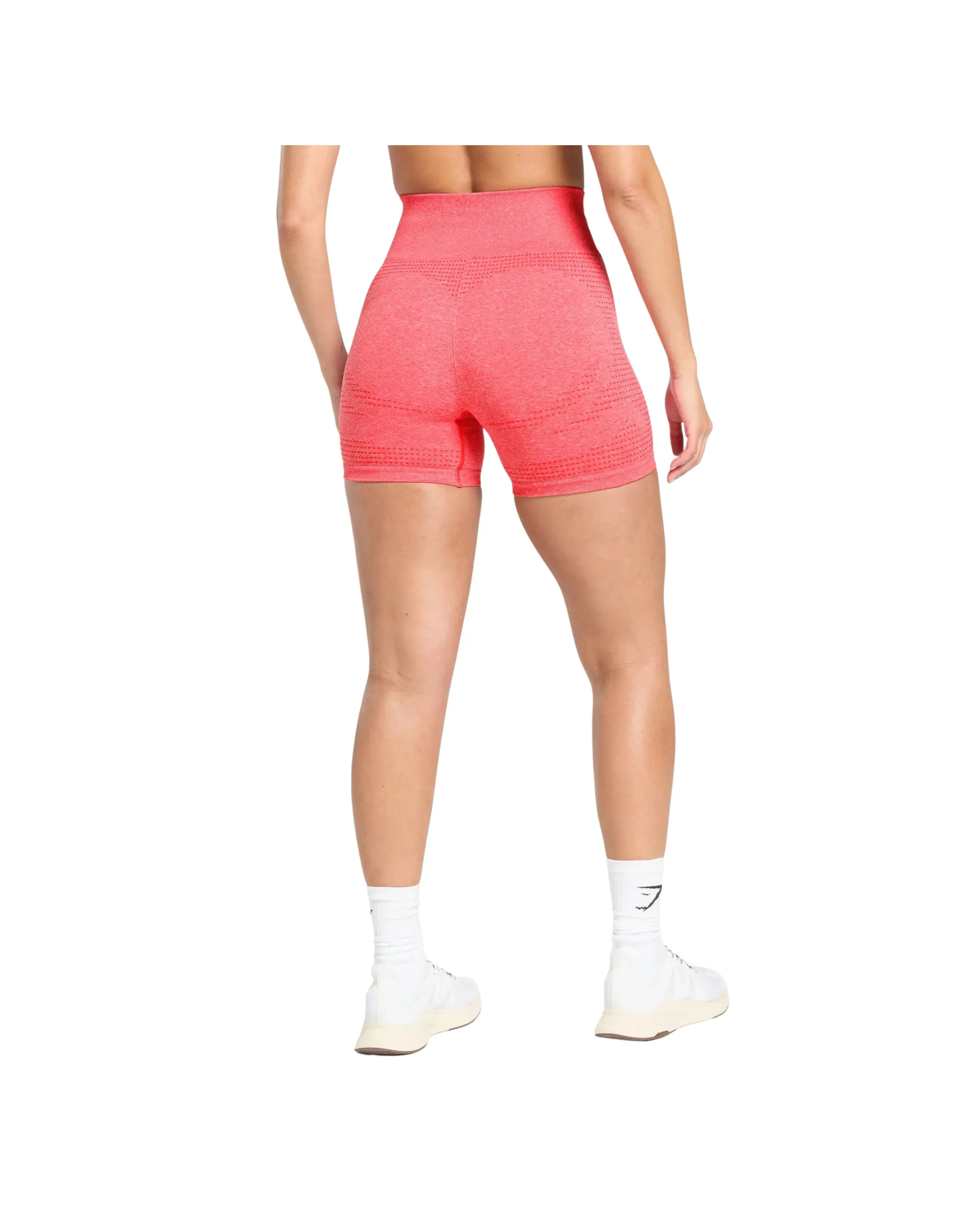 Gymshark Vital Shorts Coral Red Marl