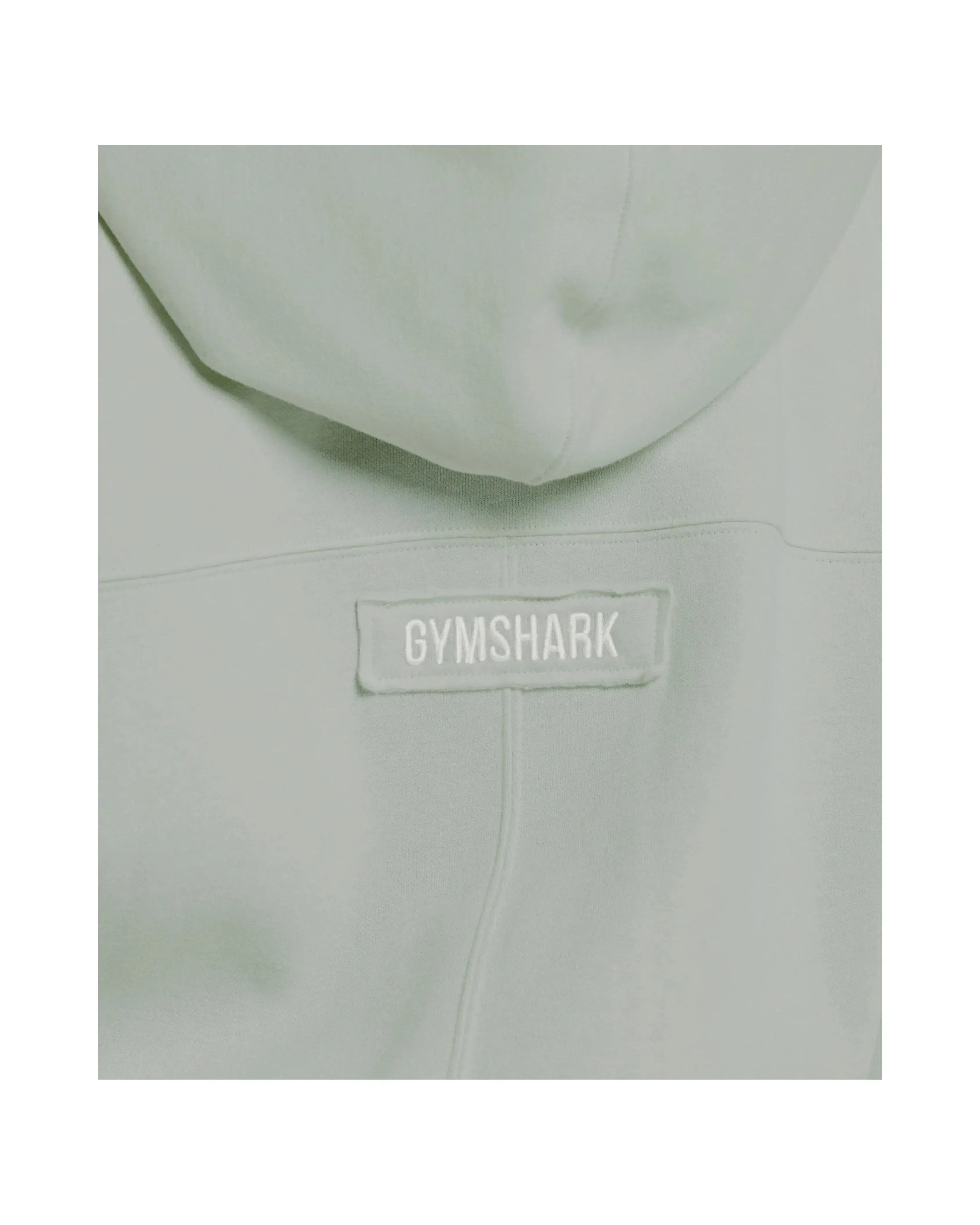 Gymshark Fleece Zip Hoodie regular fit Stone Grey