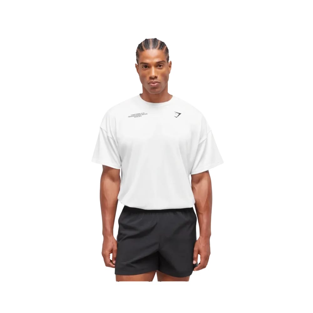 Gymshark Conditioning Club Oversized T-Shirt White