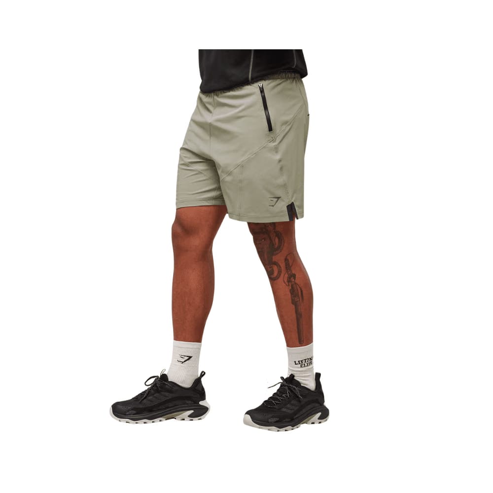 GymShark Tactical 6" Short Chalk Green