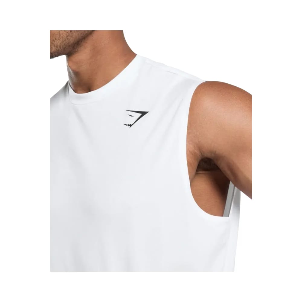 Gymshark Oversized Performance Tank White
