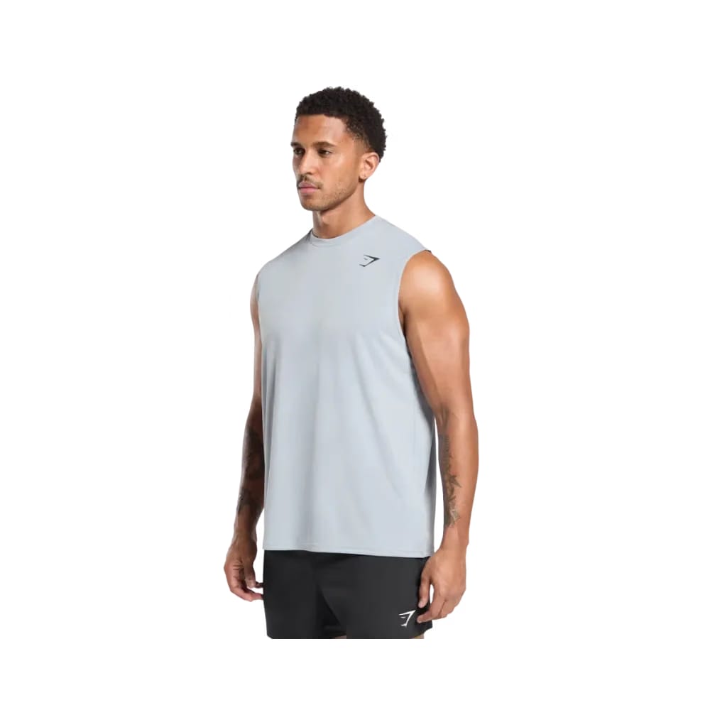 Gymshark Oversized Performance Tank Metal Purple