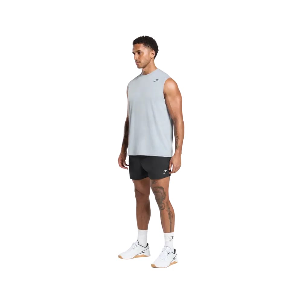 Gymshark Oversized Performance Tank Metal Purple