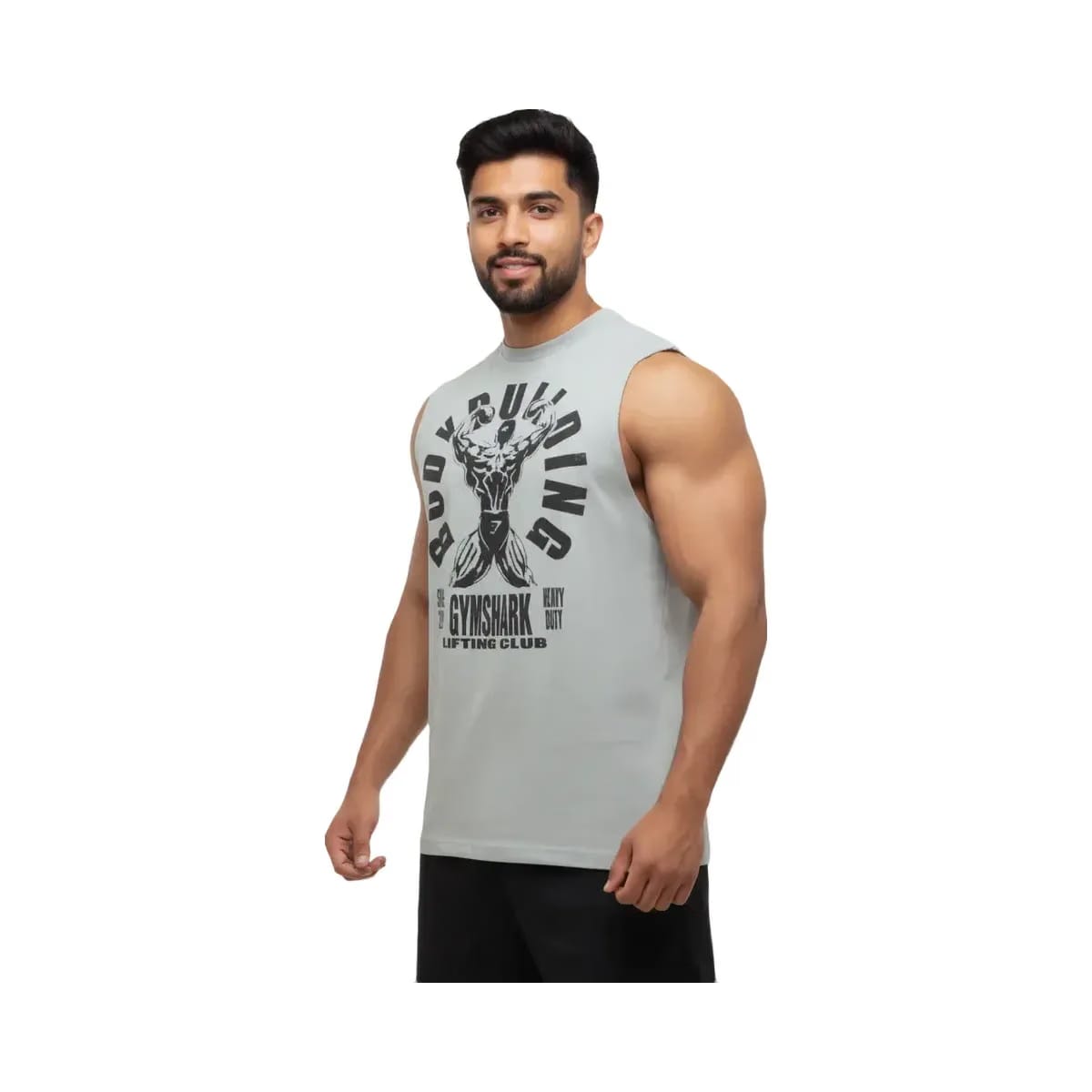 Gymshark Lifting Club Flex Tank Oversized Fit Black