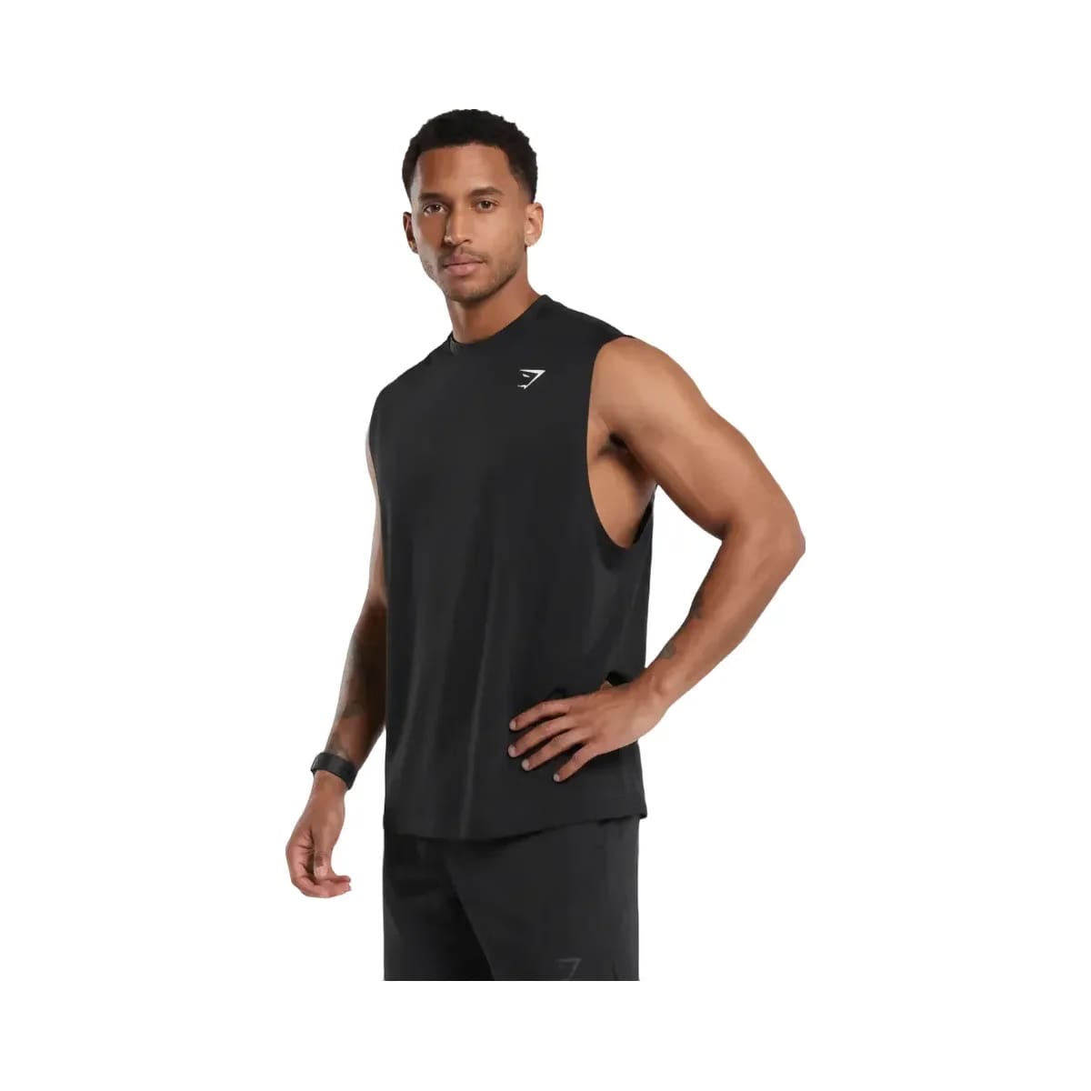 Gymshark Oversized Performance Tank Oversized Fit Black