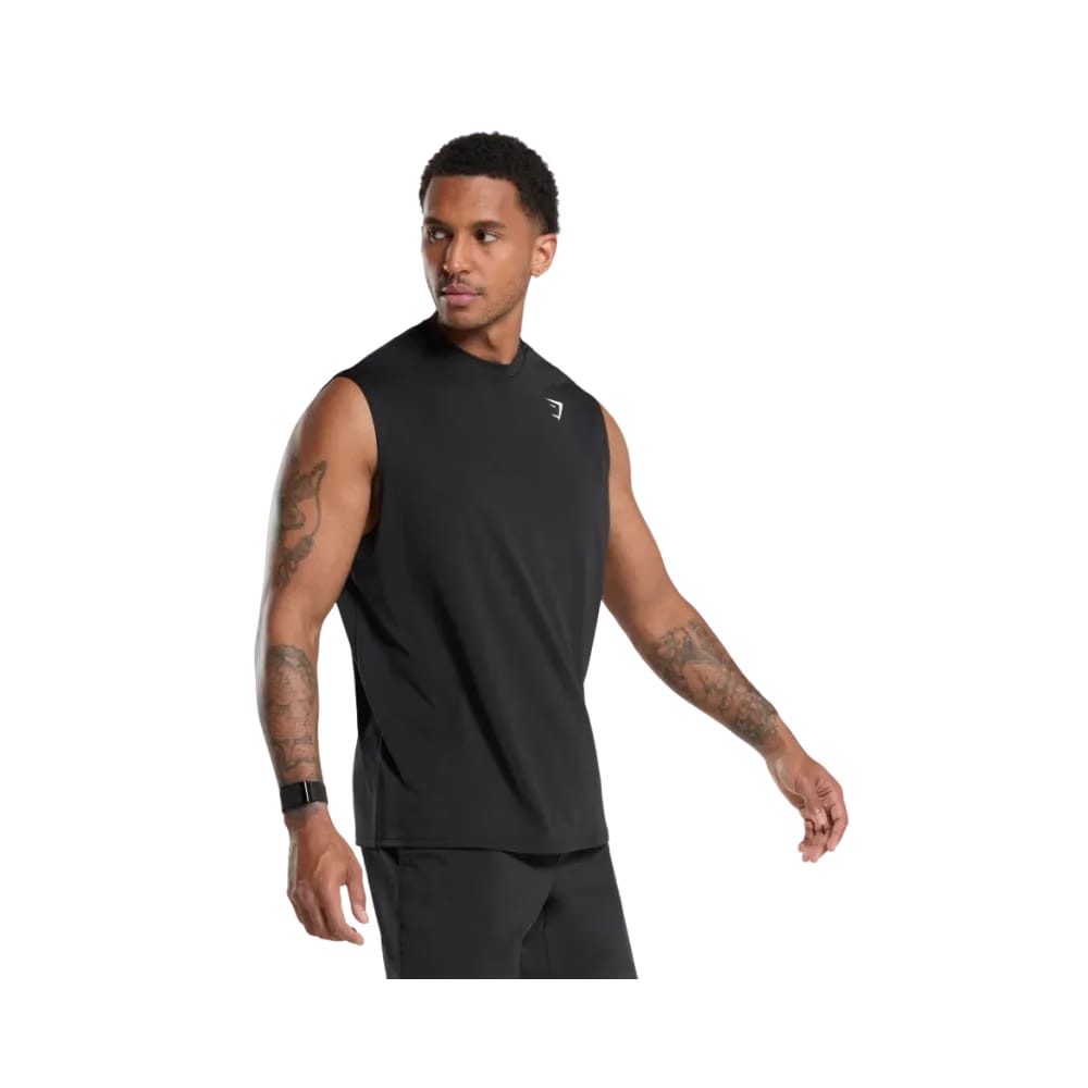 Gymshark Oversized Performance Tank Oversized Fit Black