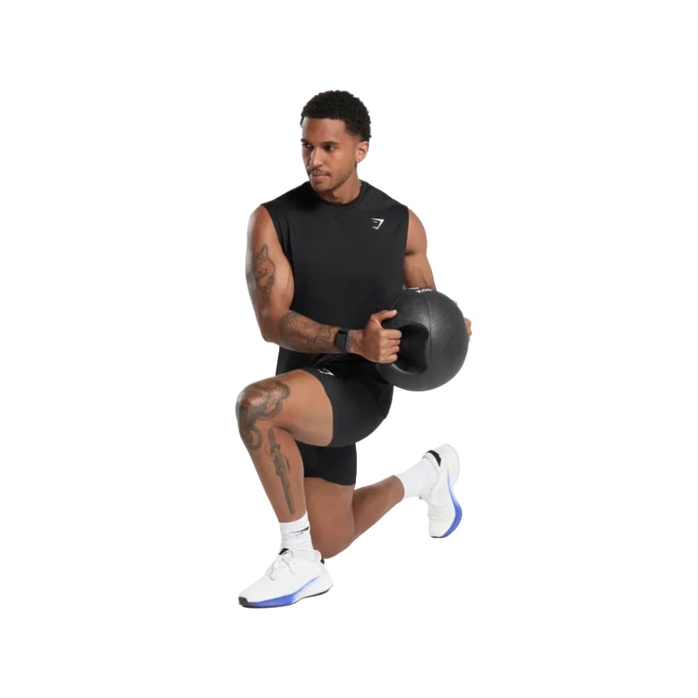 Gymshark Oversized Performance Tank Oversized Fit Black