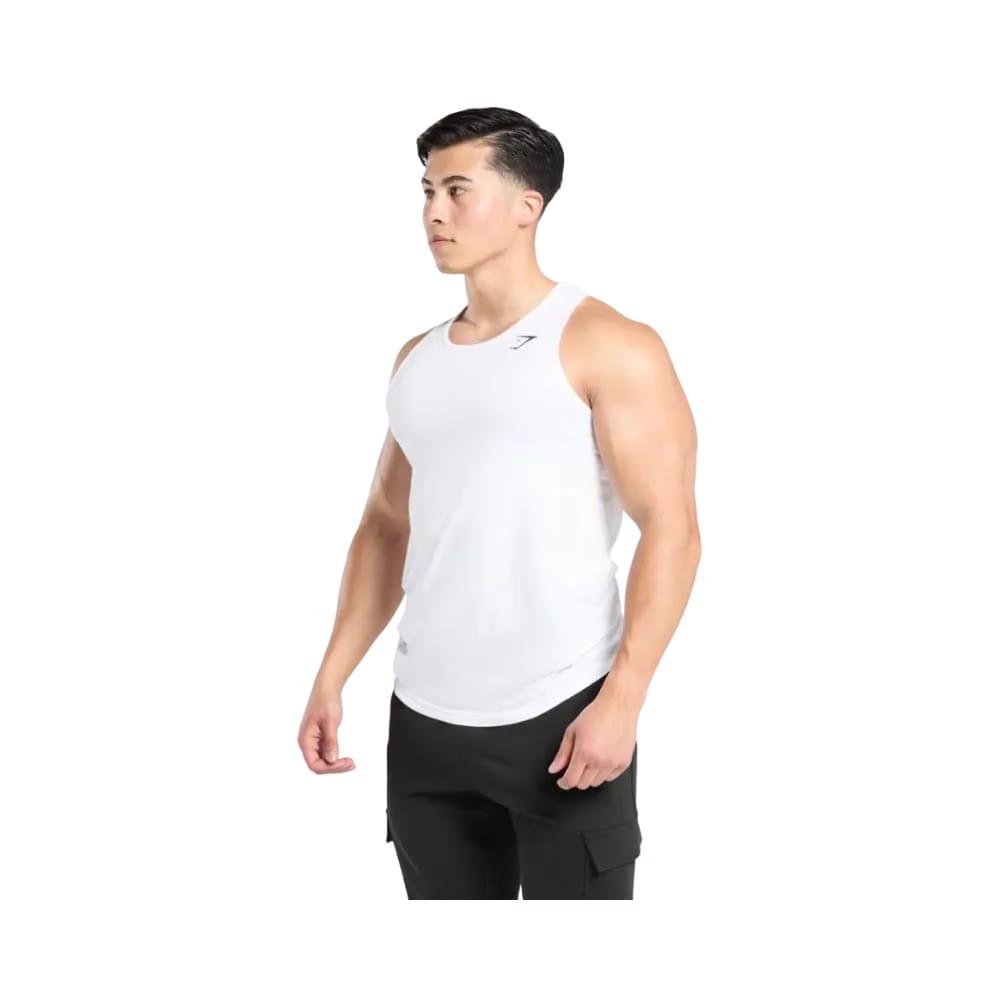 Gymshark Critical Tank Slim Fit White