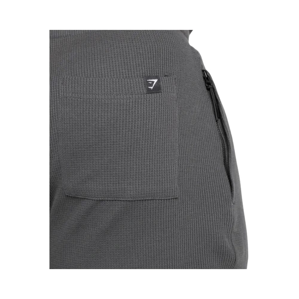 Gymshark Waffle Shorts Oversized Fit Onyx Grey