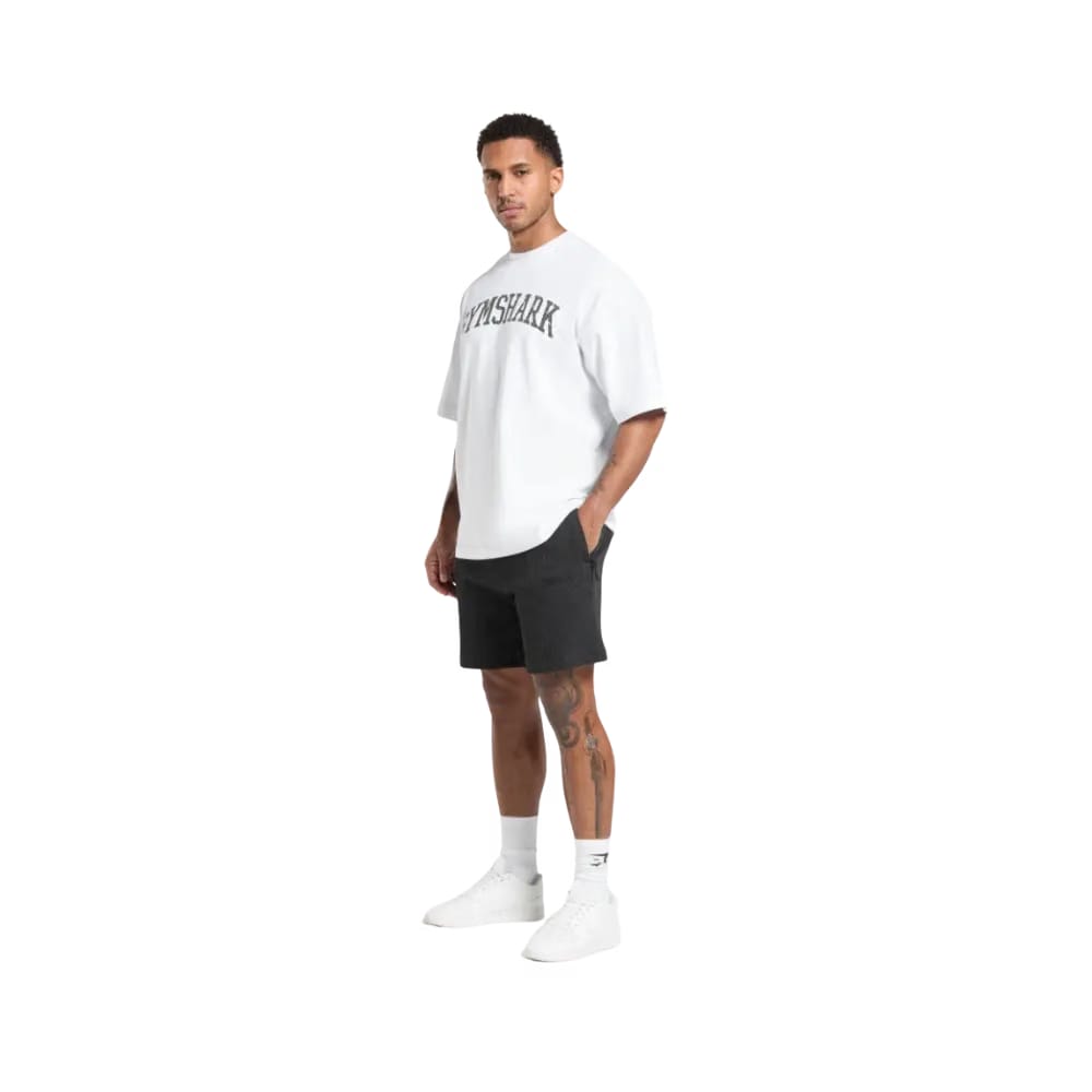 Gymshark Waffle Shorts Oversized Fit Black