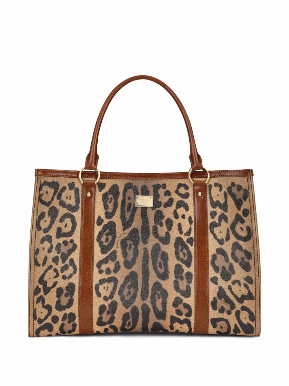 Crespo leopard-print tote bag