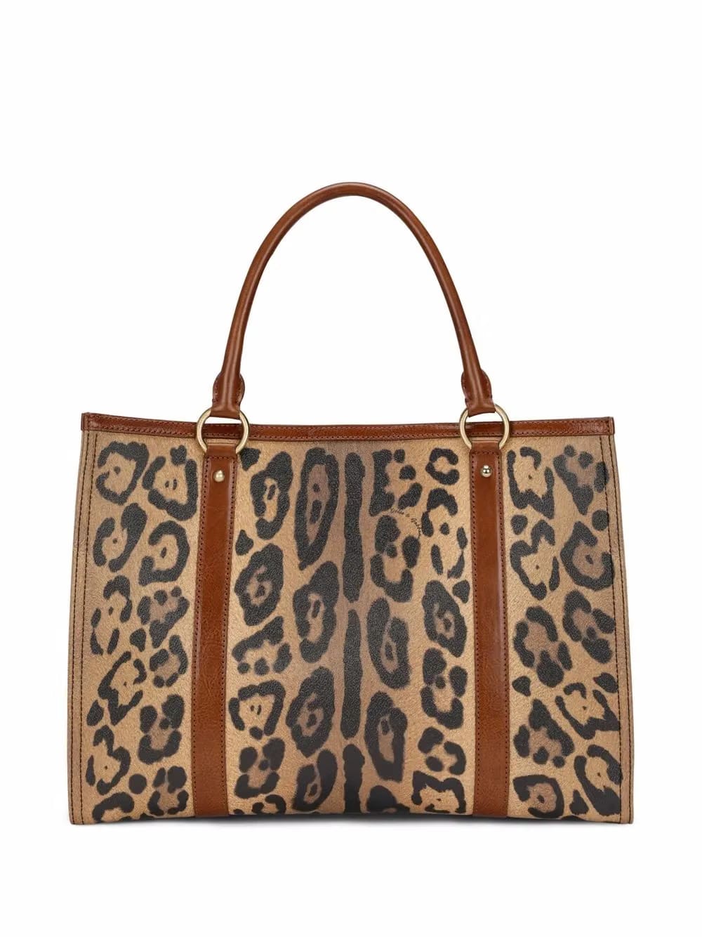 Crespo leopard-print tote bag