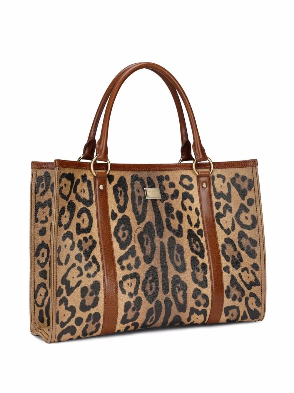 Crespo leopard-print tote bag