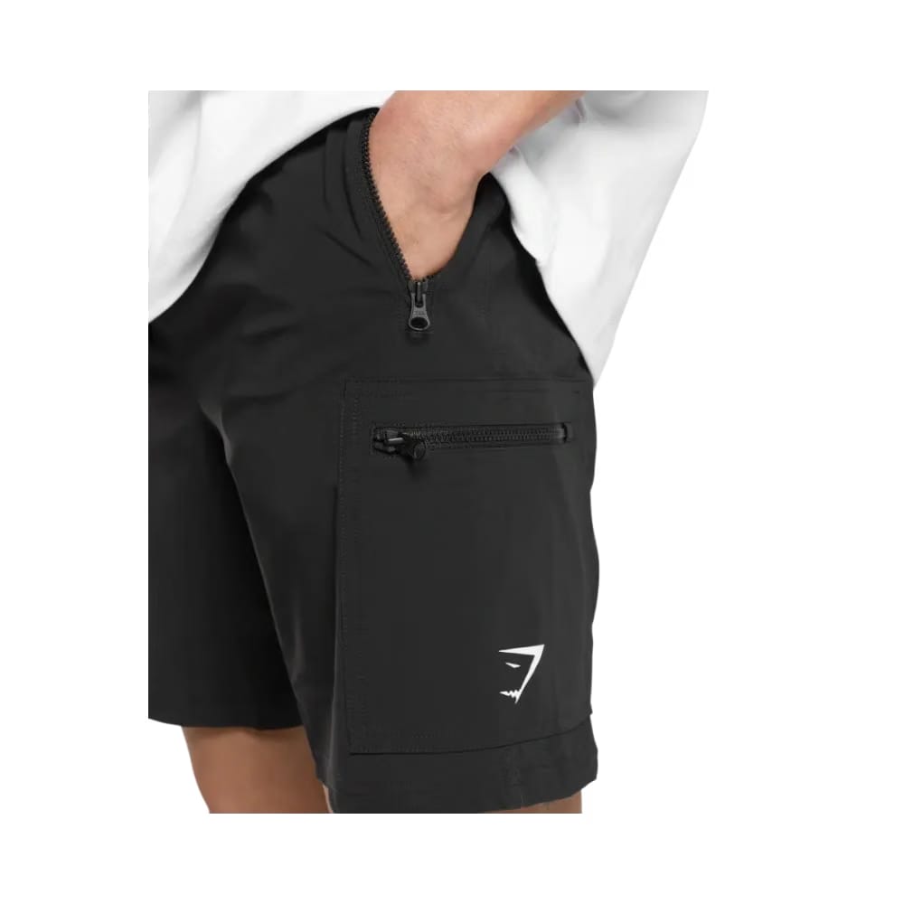 Gymshark Rest Day 6" Cargo Shorts Slim Fit Black