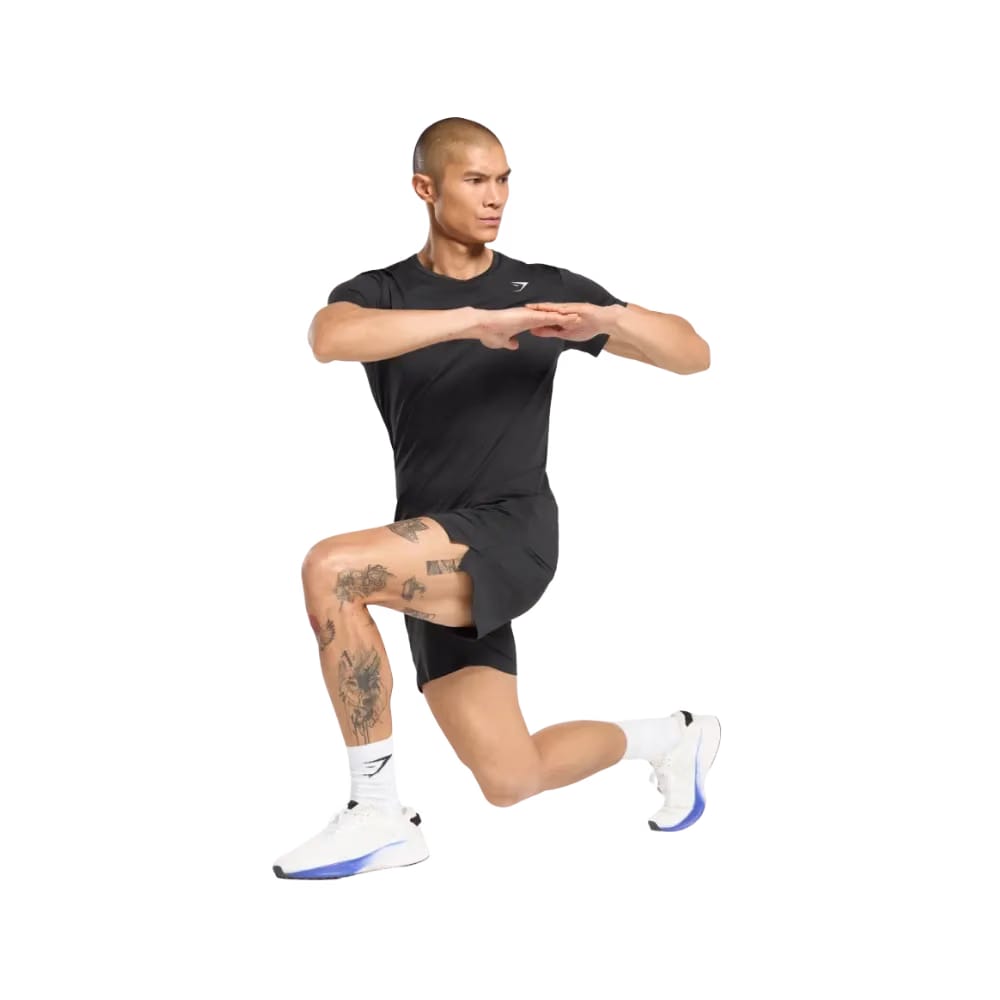 Gymshark Hybrid 6" Shorts Slim Fit Black