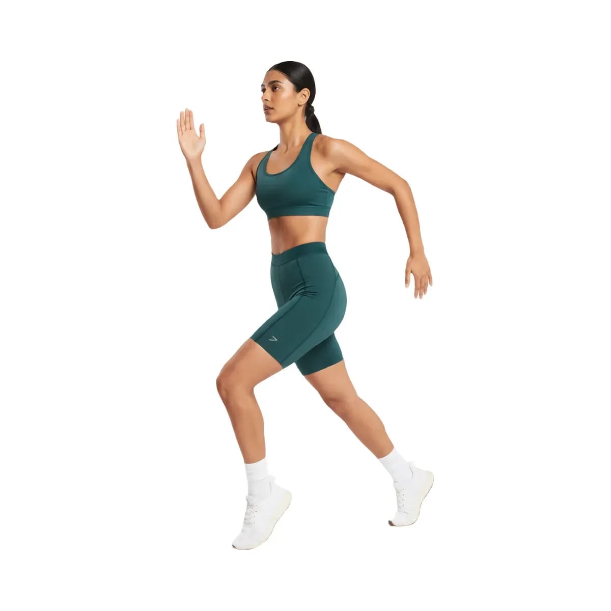 Gymshark Running Cycling Shorts Strong Teal