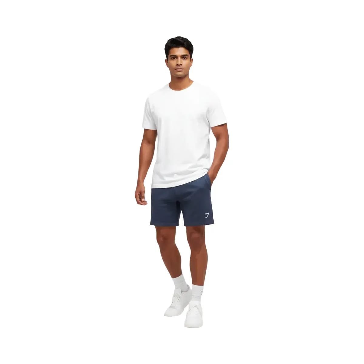 Gymshark Crest 7" Shorts Slim Fit Navy