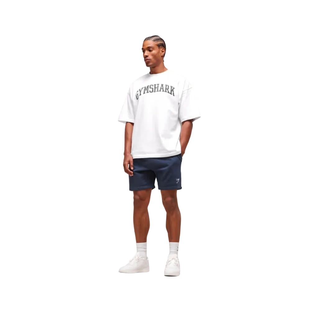 Gymshark Crest 7" Shorts Slim Fit Navy