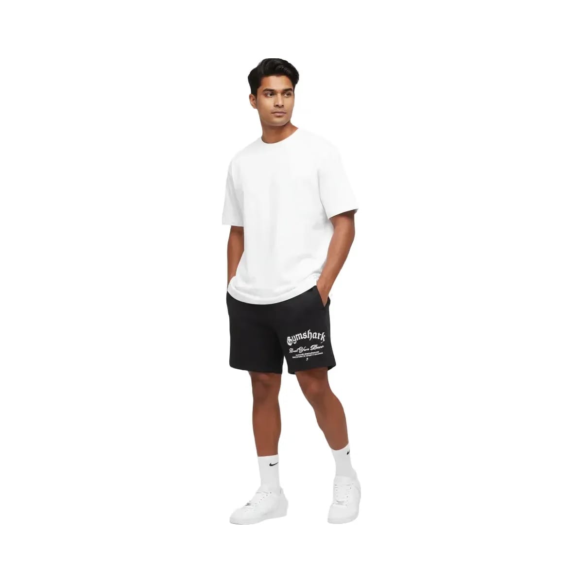 Gymshark Break Your Barriers Shorts Oversized Black