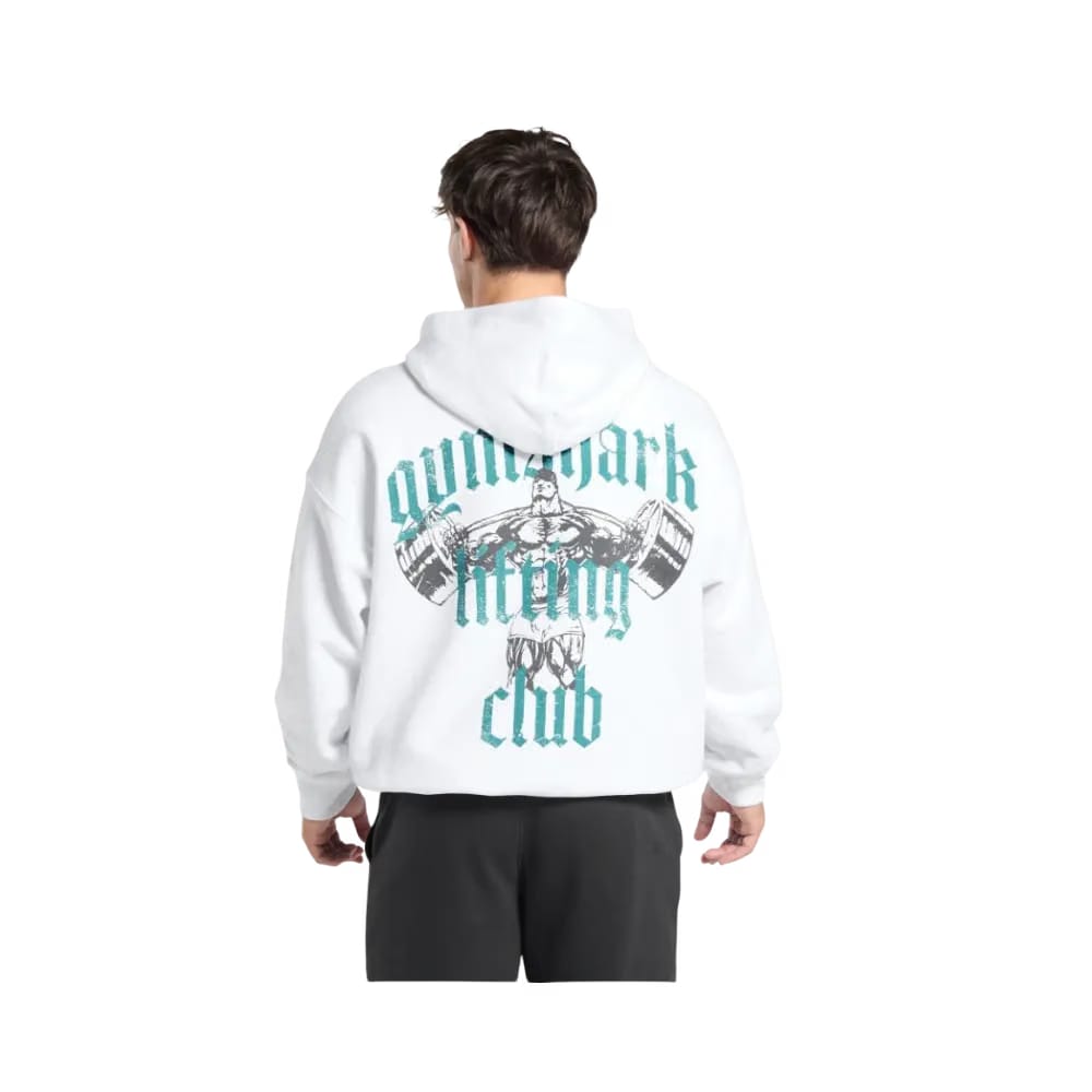 Gymshark Lifting Club Hoodie Oversized Fit White