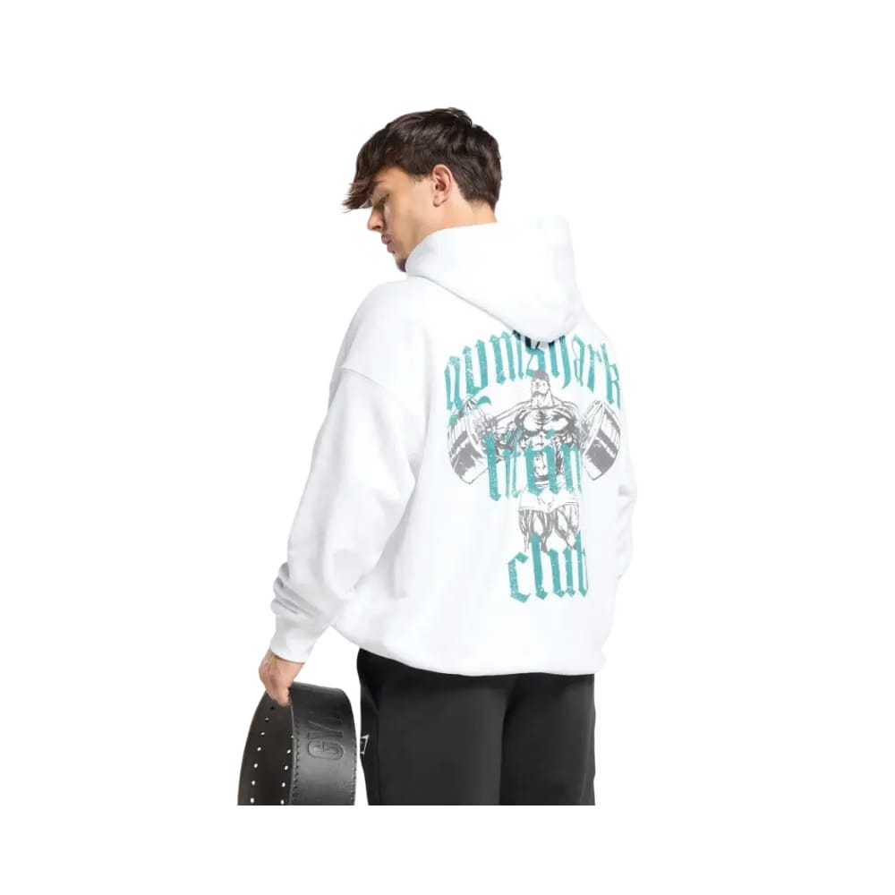 Gymshark Lifting Club Hoodie Oversized Fit White