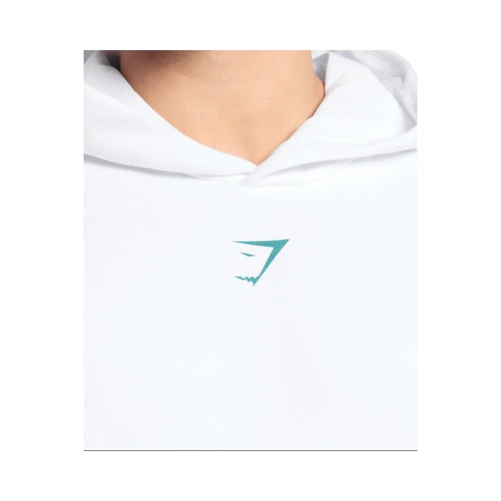 Gymshark Lifting Club Hoodie Oversized Fit White