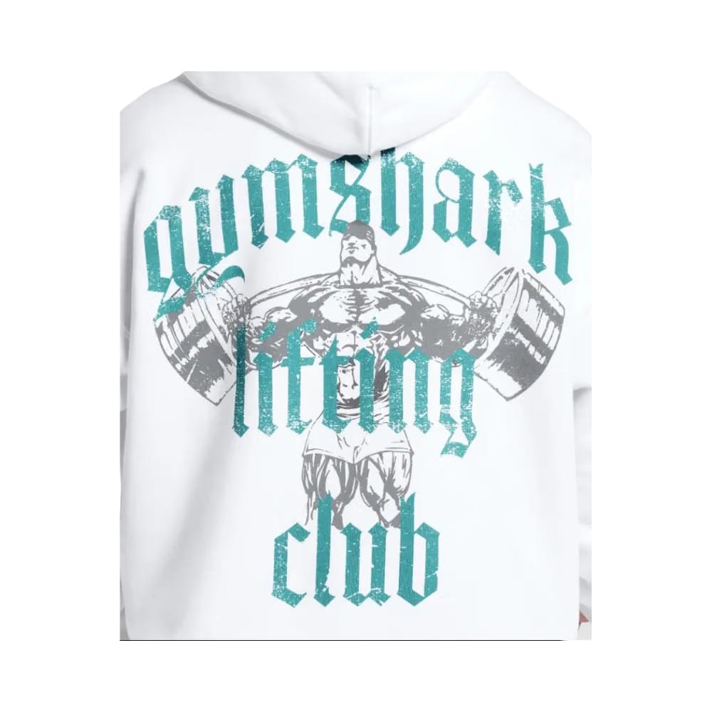 Gymshark Lifting Club Hoodie Oversized Fit White