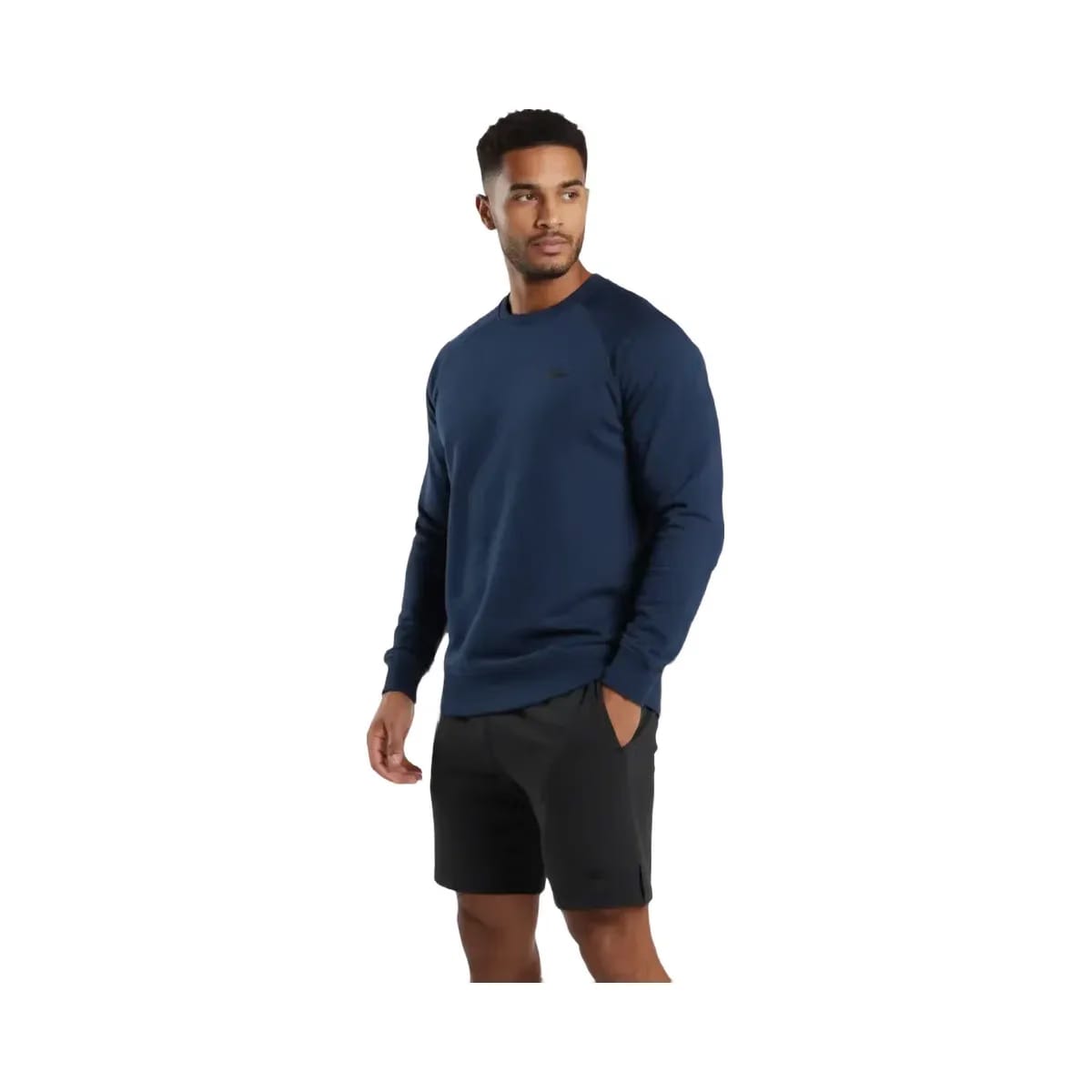 Gymshark Crest Sweatshirt Slim Fit Navy