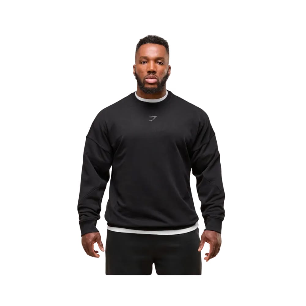 Gymshark Power Crew Oversized Fit Black
