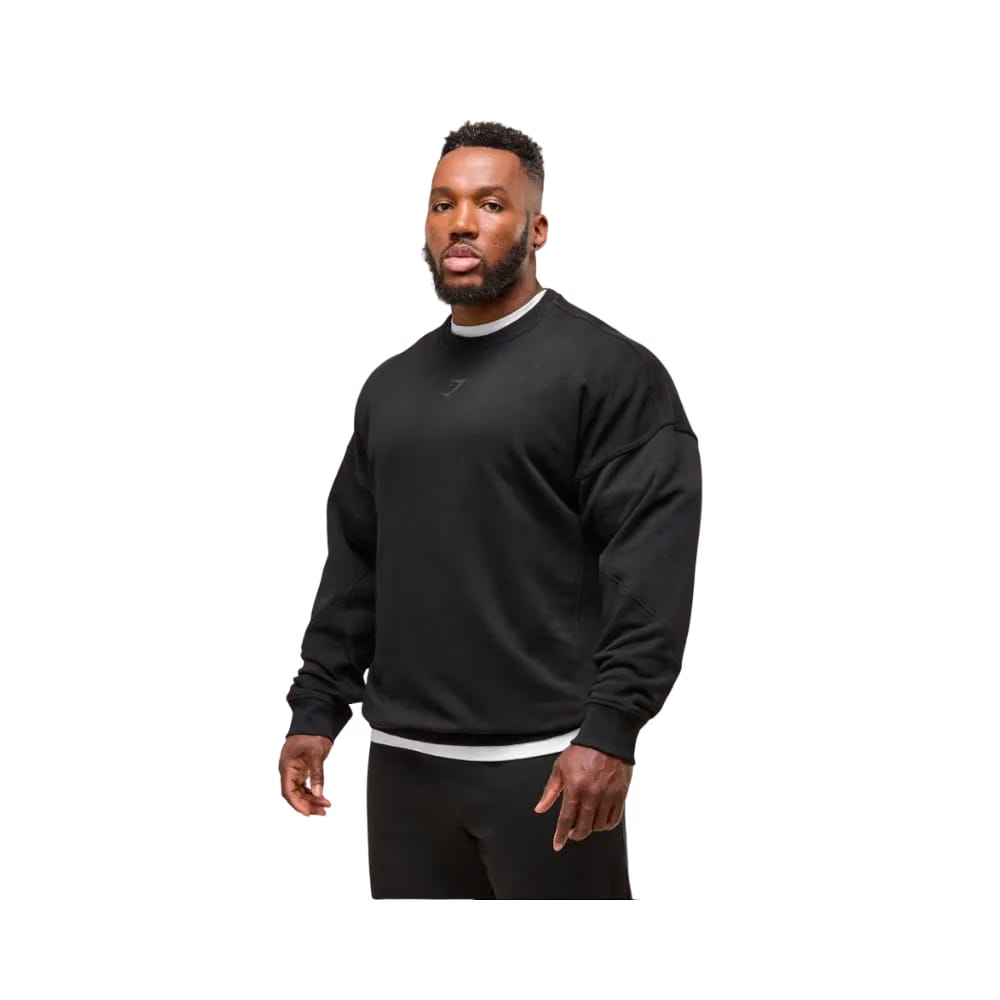 Gymshark Power Crew Oversized Fit Black