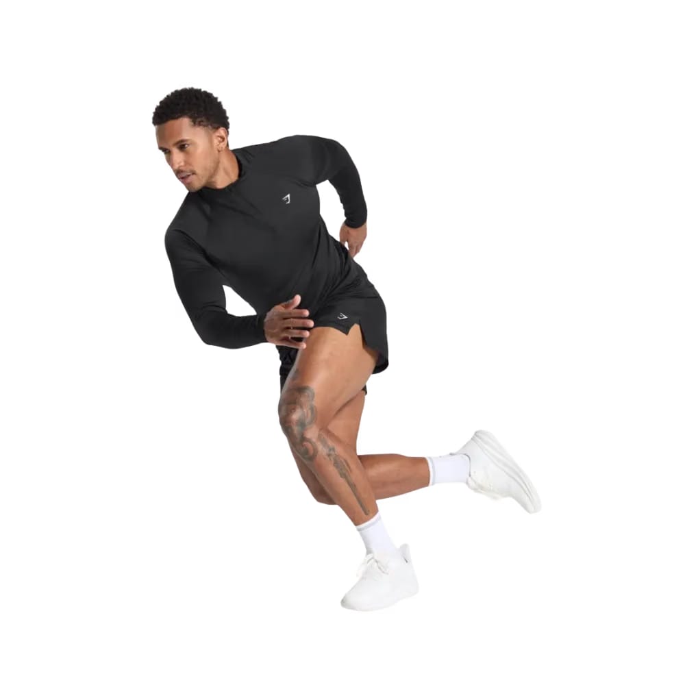 Gymshark Performance 1/4 Zip Slim Fit Black