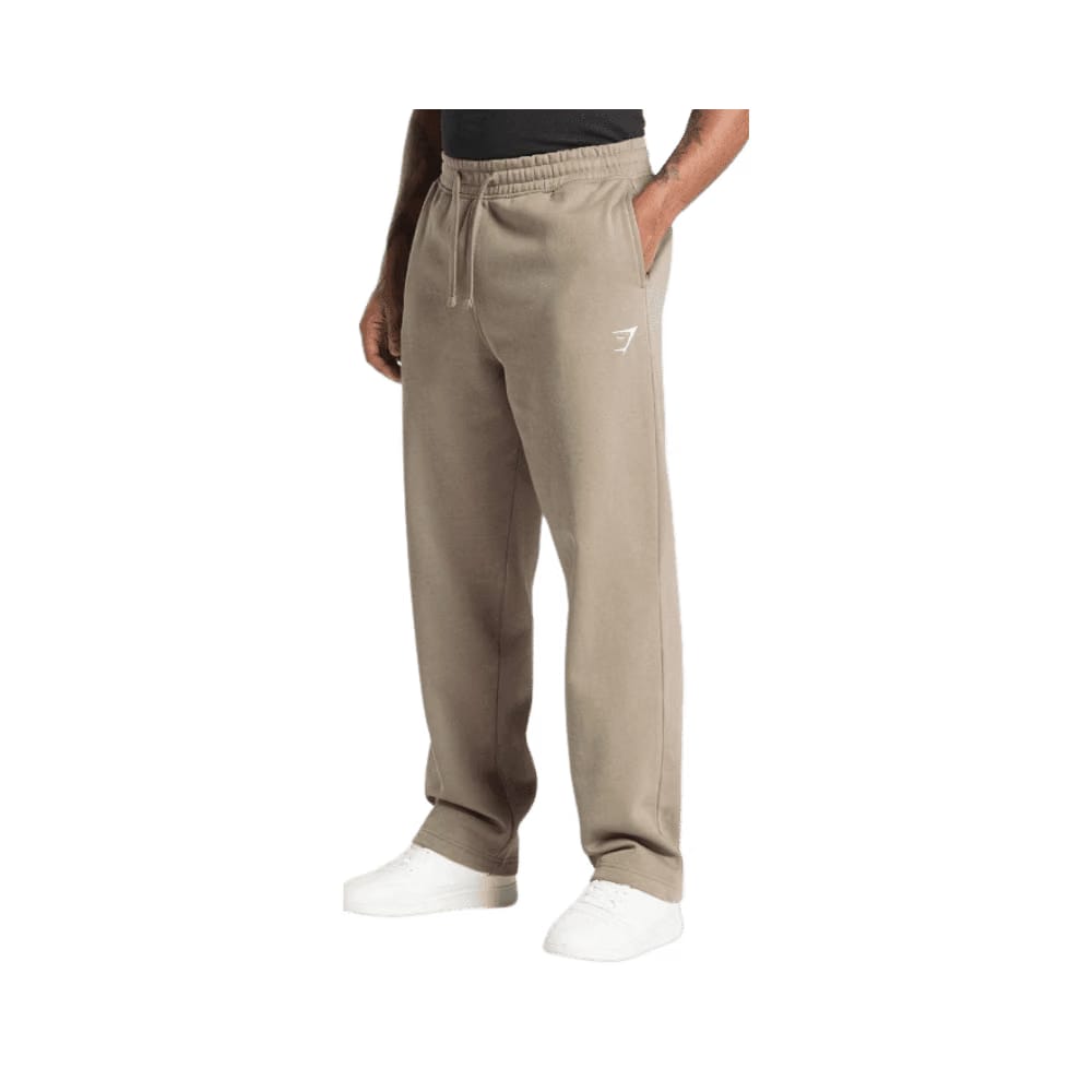 Gymshark Crest Straight Leg Joggers Lifestyle Brown
