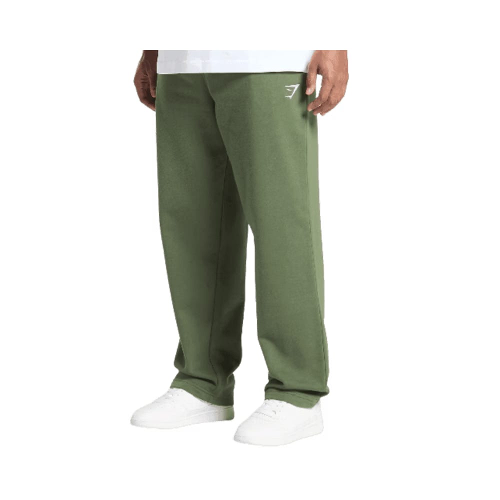 Gymshark Crest Straight Leg Joggers Core Olive
