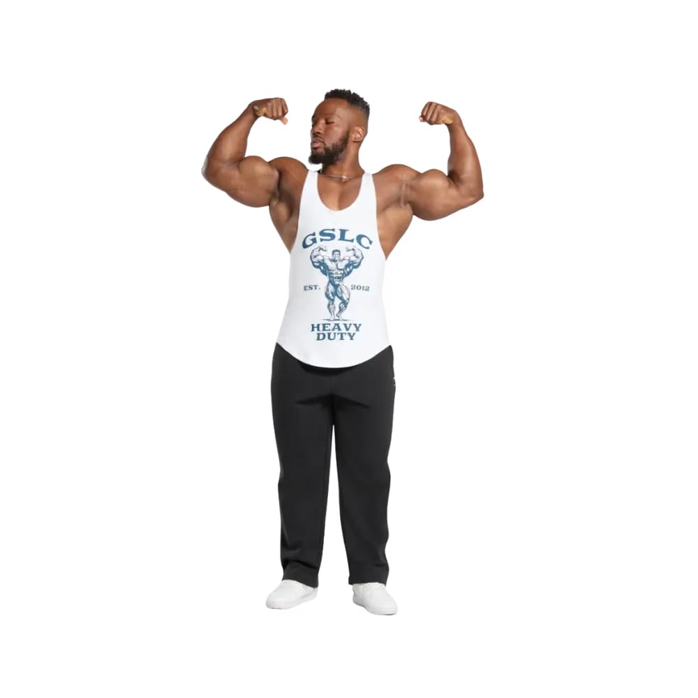 Gymshark Heavy Duty Stringer Slim Fit White